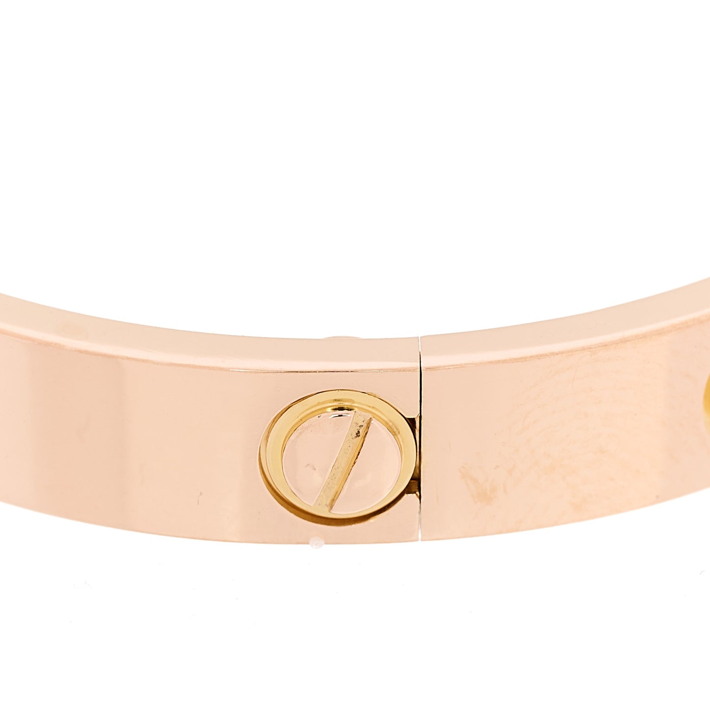 18K Pink Gold 4 Diamond LOVE Bracelet 15