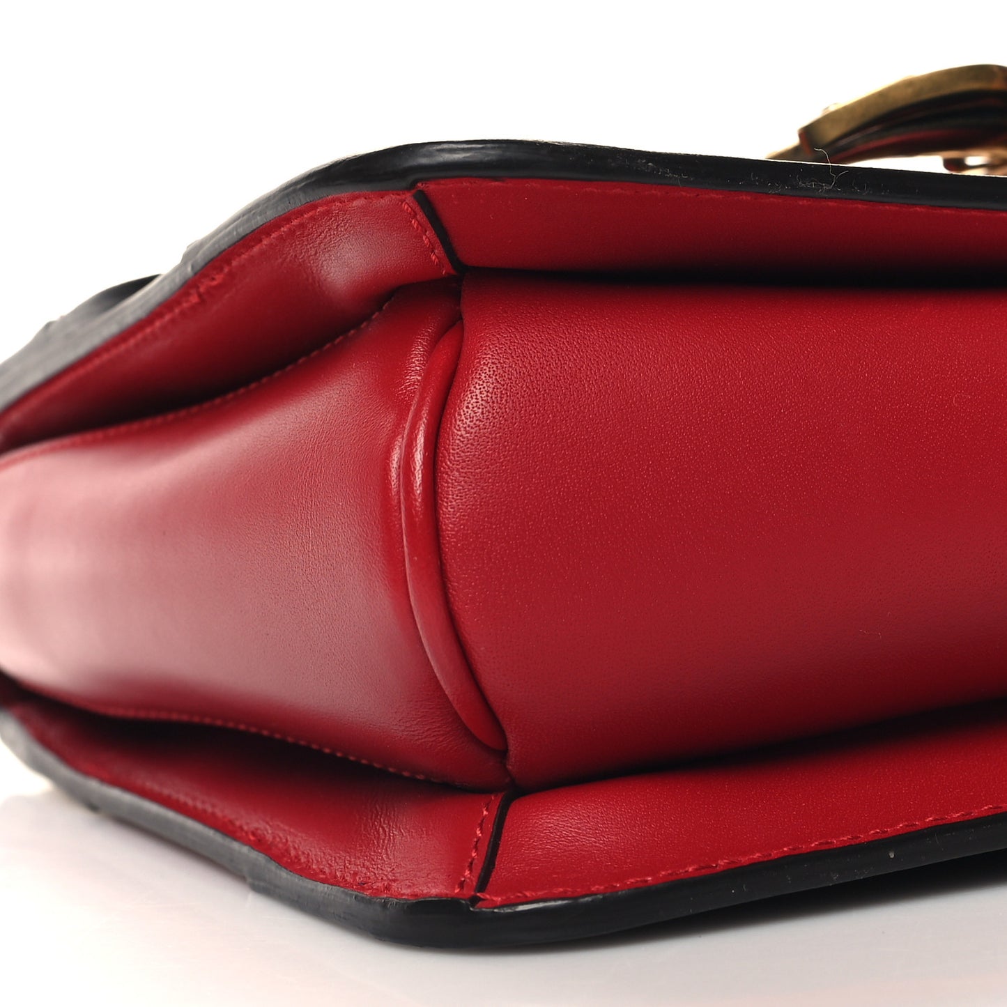 Calfskin Sylvie Web Queen Margaret Shoulder Bag Blue Agata Hibiscus Red Mystic White