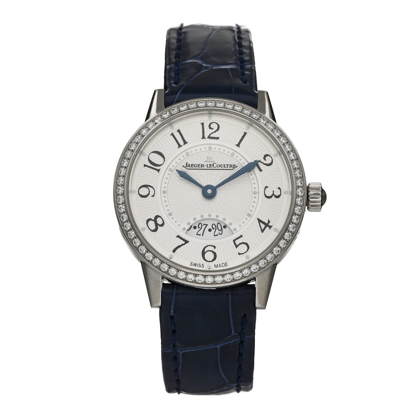 Stainless Steel Alligator Diamond Bezel 29mm Rendez-Vous Quartz Watch Q3408530