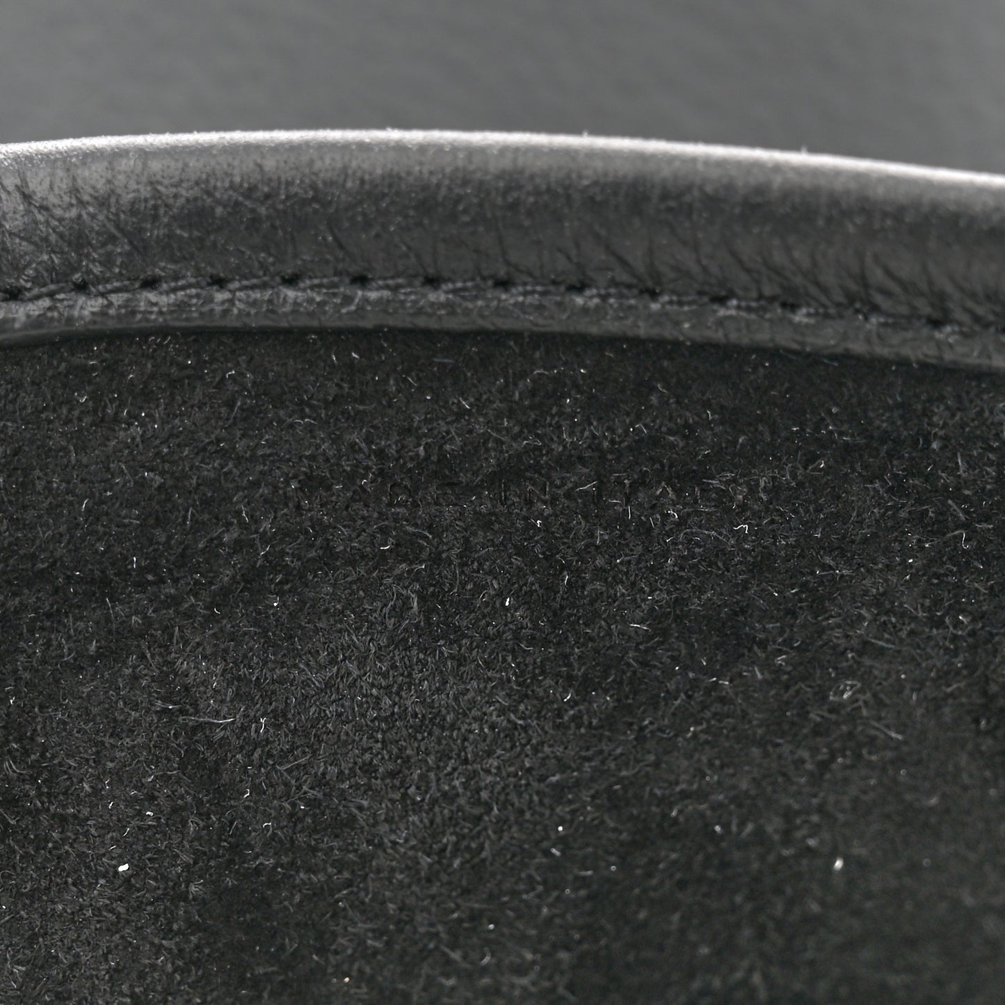 Grained Calfskin Medium N/S Park Tote Black