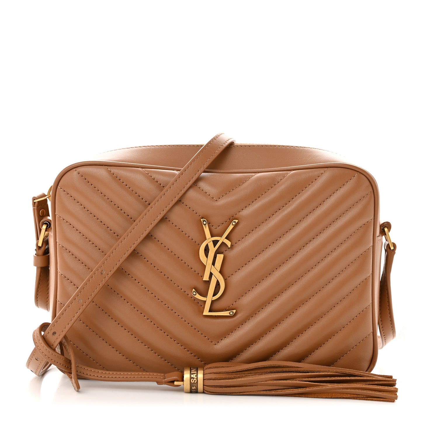 Calfskin Matelasse Monogram Lou Camera Bag Cinnamon