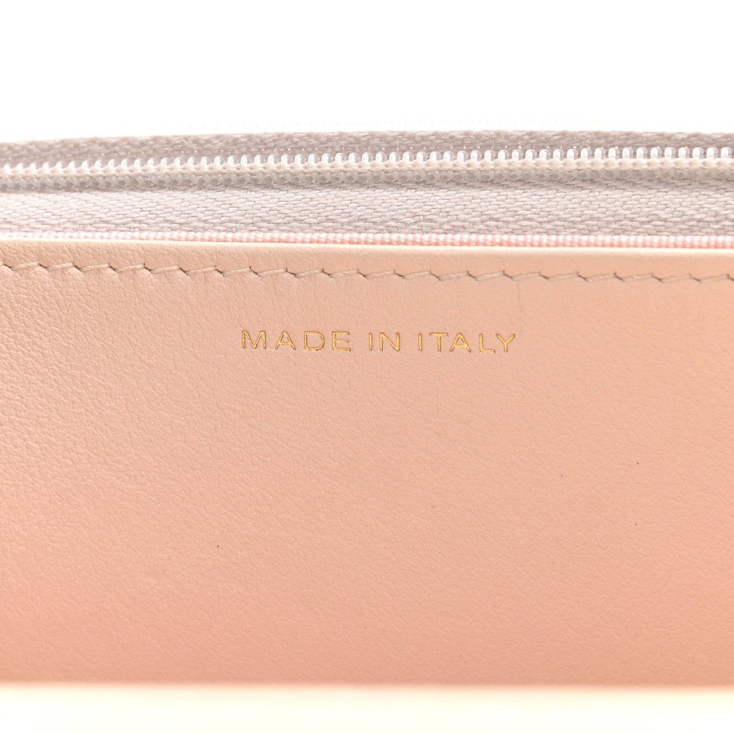 Chanel Iridescent Lambskin Quilted Wallet On Chain WOC Ivory 7 of 11