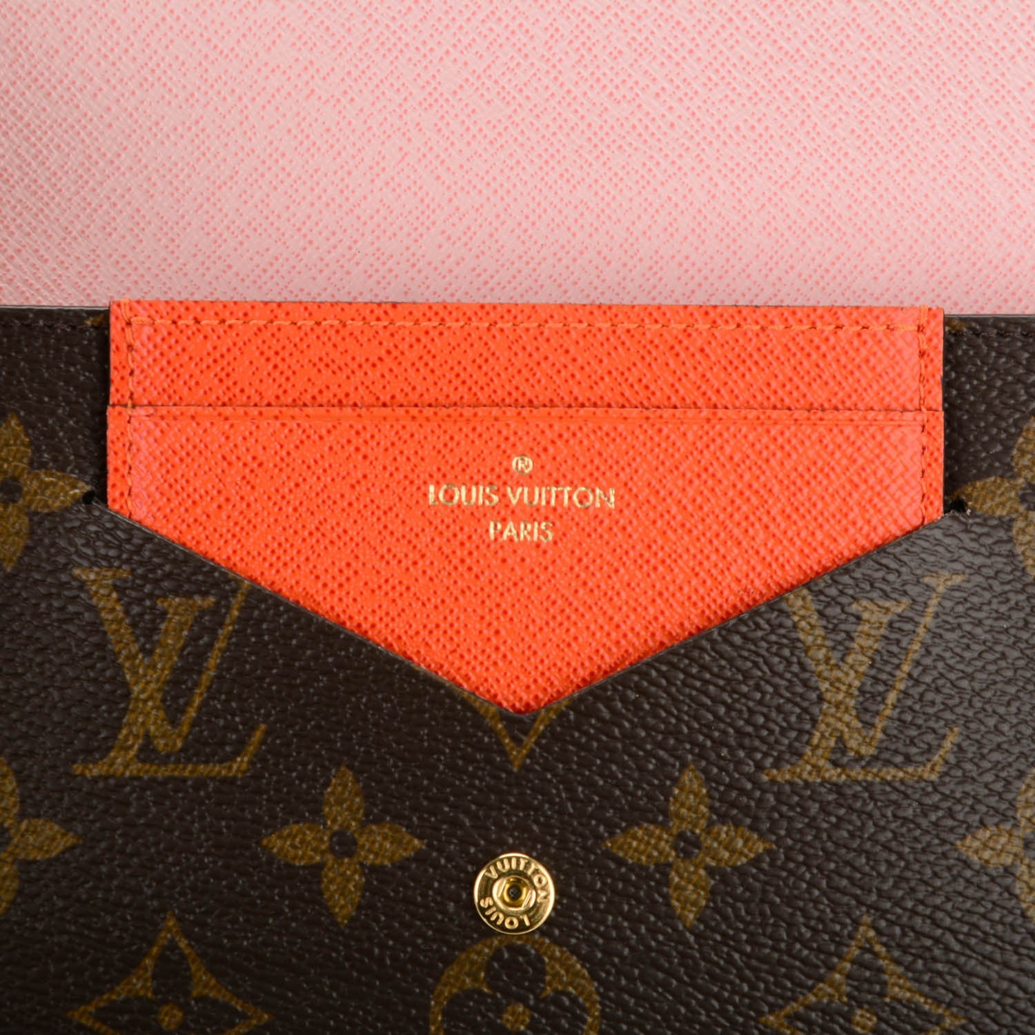 Louis Vuitton Monogram Jeanne Wallet Rose Ballerine 5 of 8