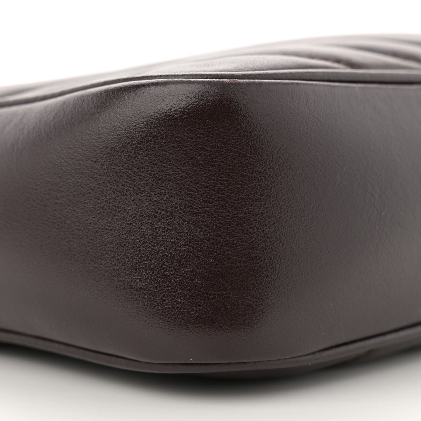 Calfskin Matelasse Monogram Lou Camera Bag Dark Legion Red