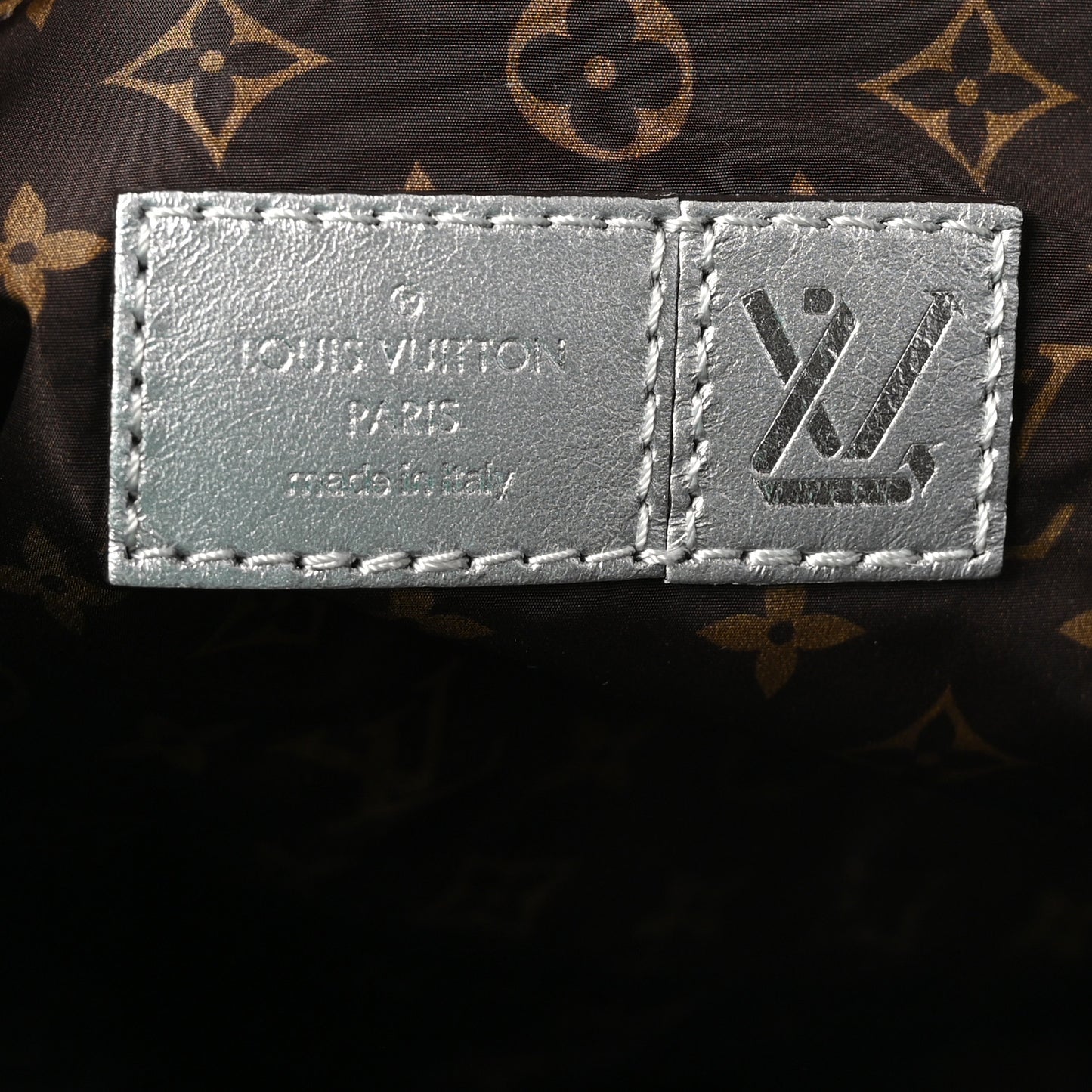 Econyl Monogram Pillow Giant Onthego GM Silver