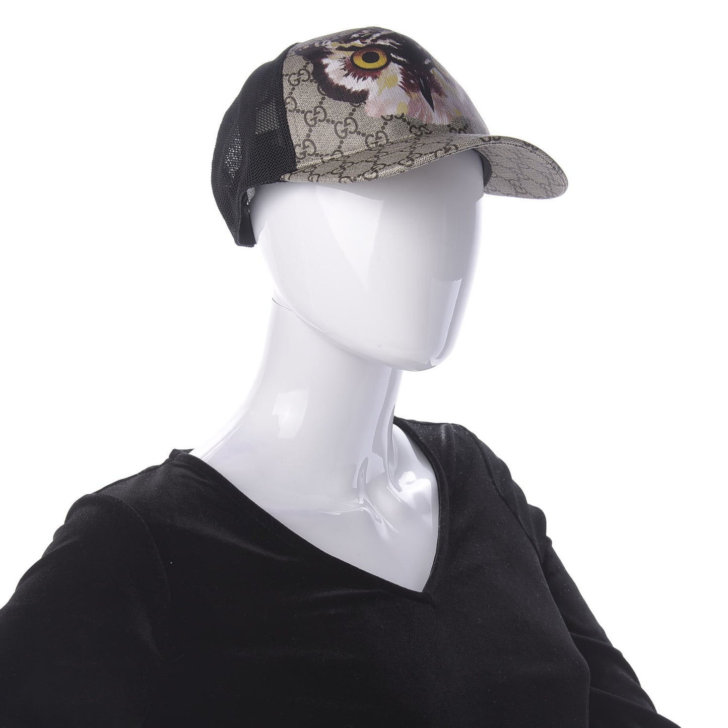 GG Supreme Monogram Owl Print Mens Baseball Hat L