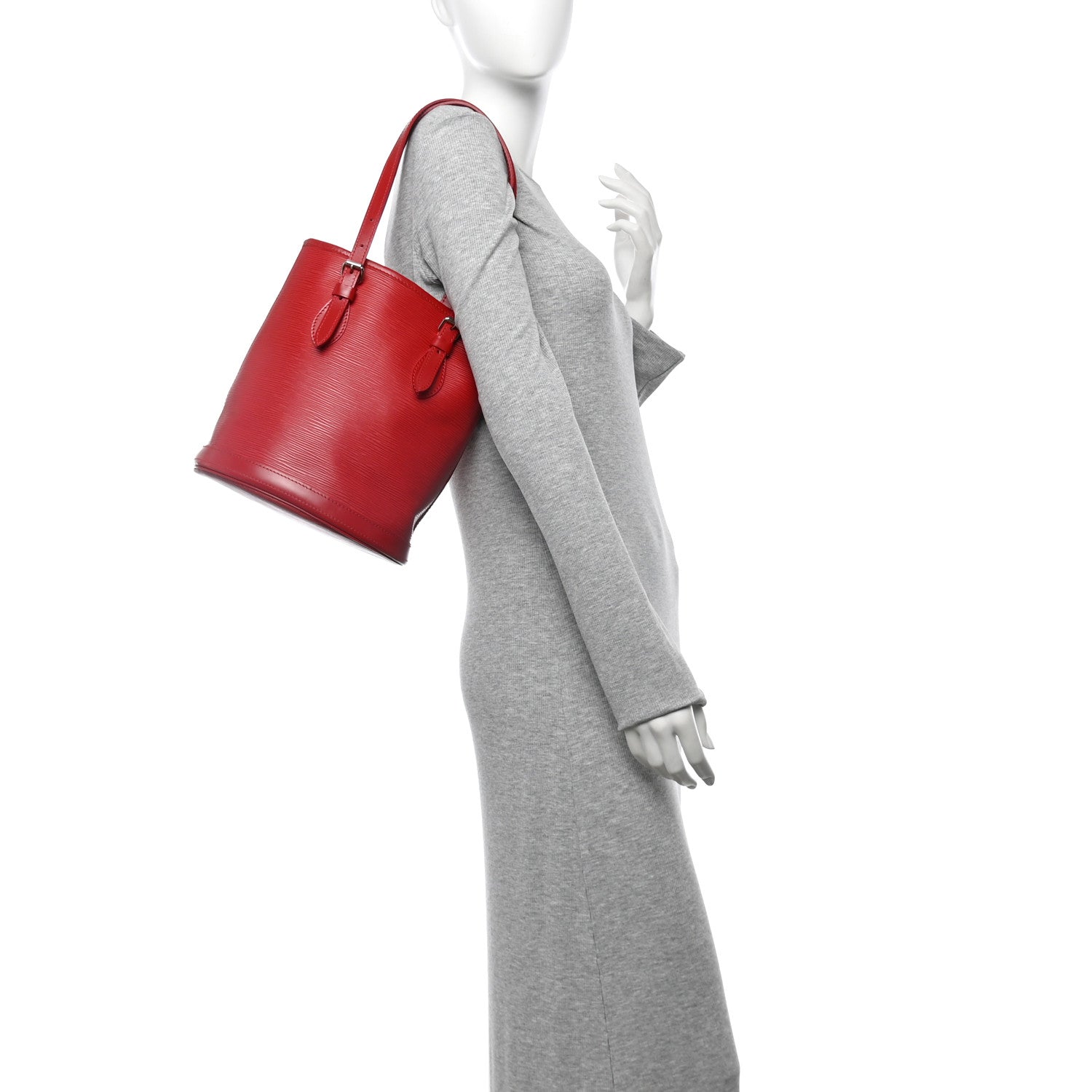 Louis Vuitton Epi Petit Bucket 23 Rouge 2 of 21
