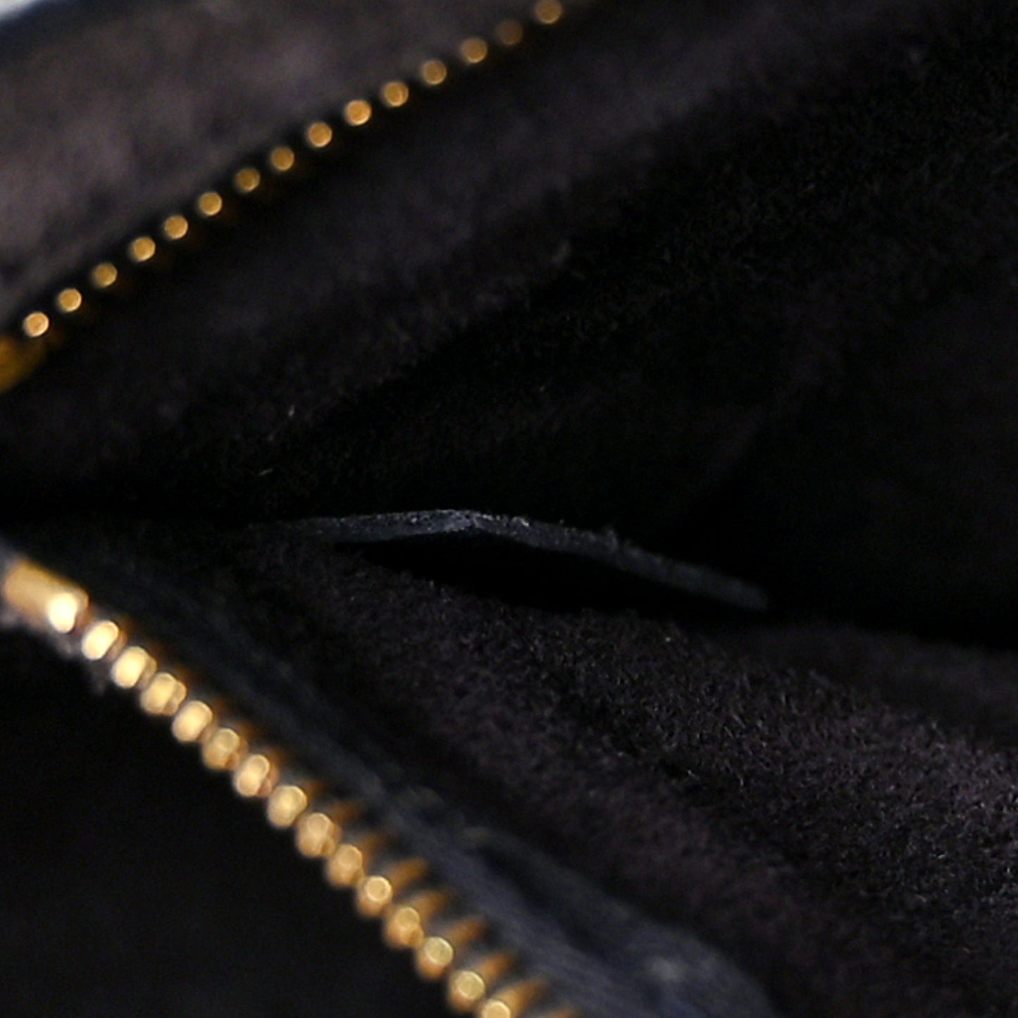 Soft Grained Calfskin Sangle Bucket Bag Navy Blue