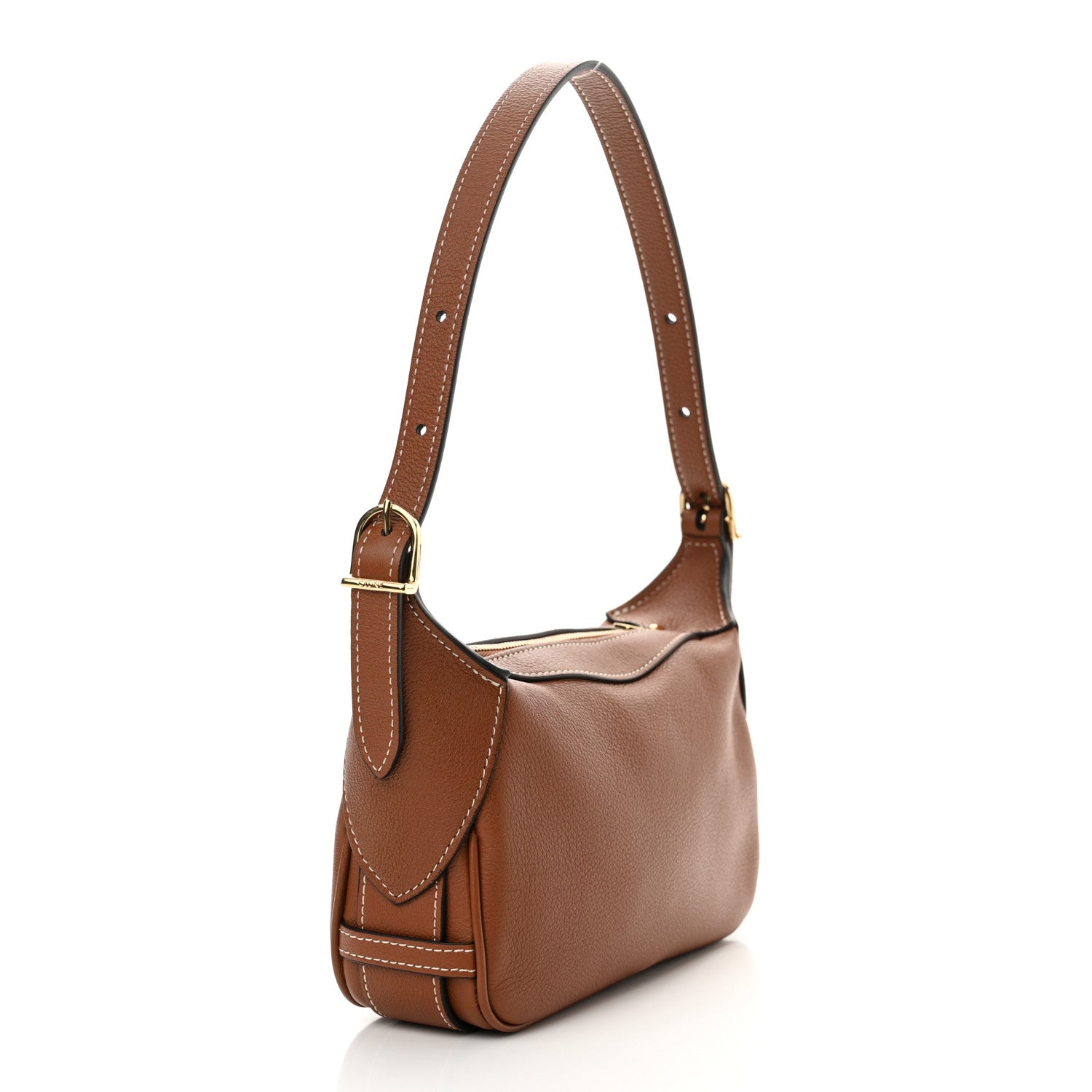 Celine Supple Calfskin Mini Romy Shoulder Bag Tan 2 of 9