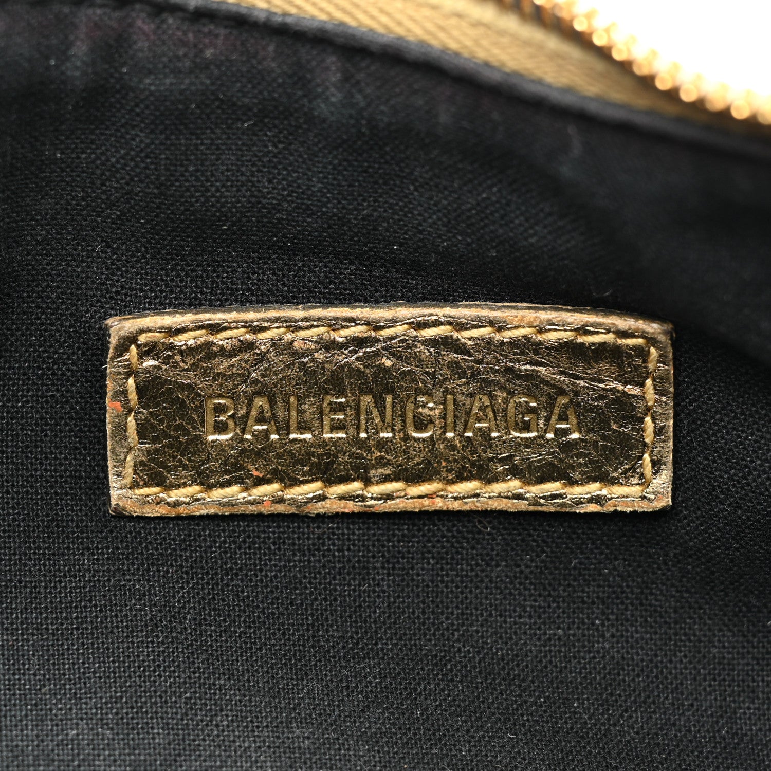 Balenciaga Metallic Agneau Arena Le Cagole Shoulder Bag XS Gold 6 of 18