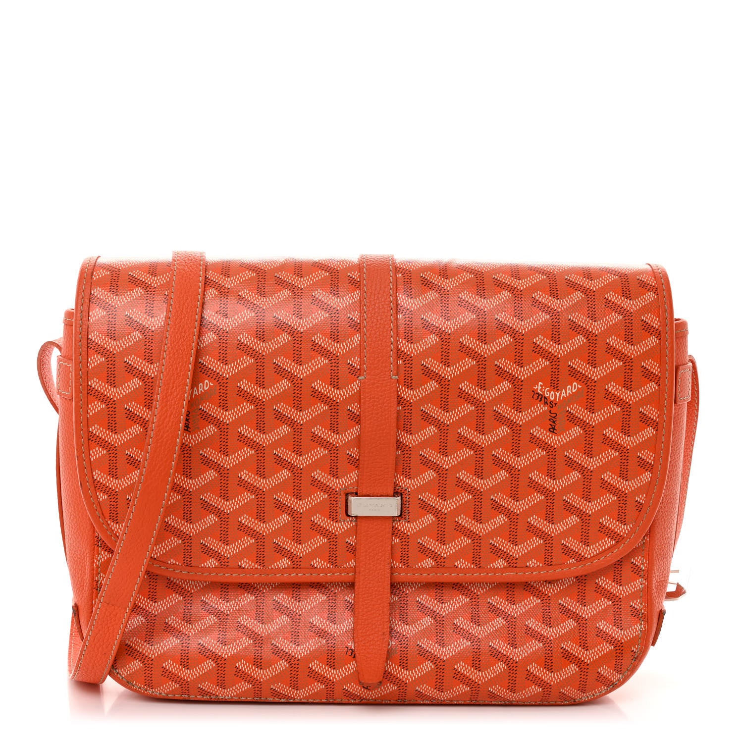 Goyard Goyardine Belvedere II MM Messenger Bag Orange 1 of 12