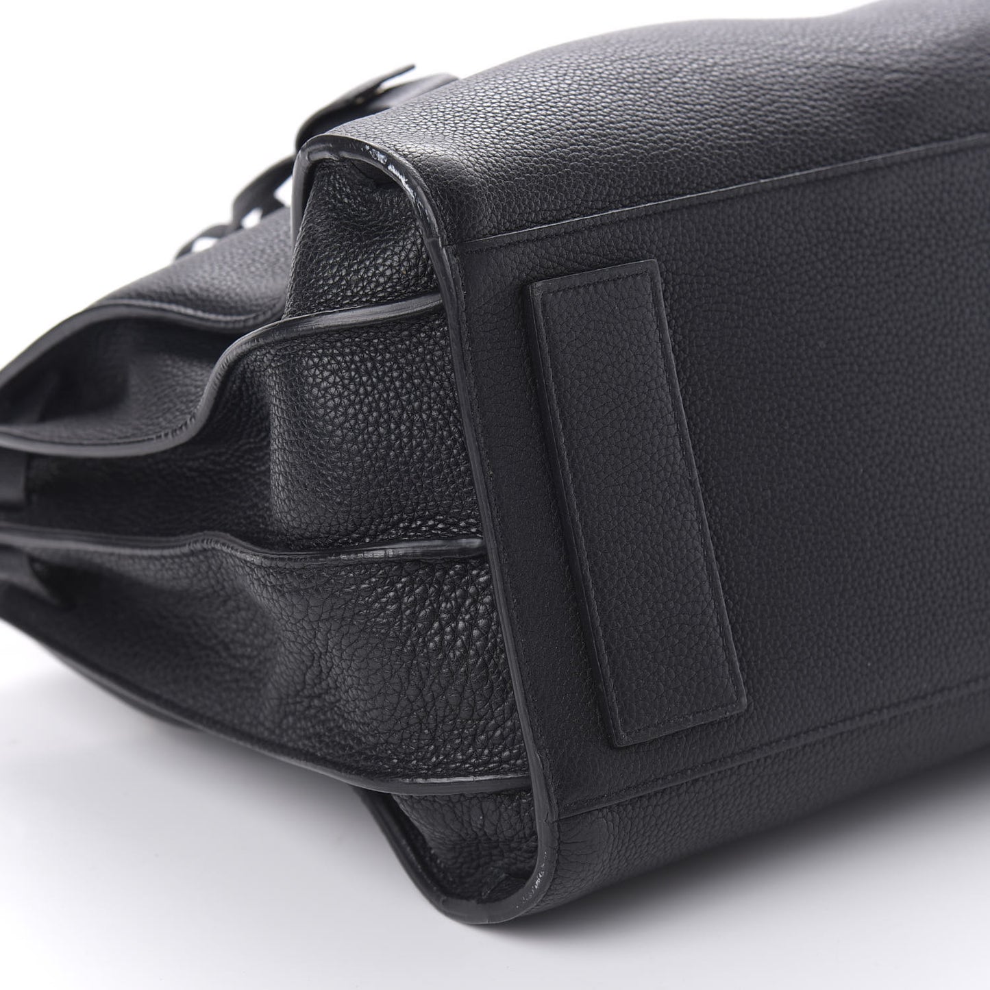 Grained Calfskin Medium Souple Sac De Jour Black