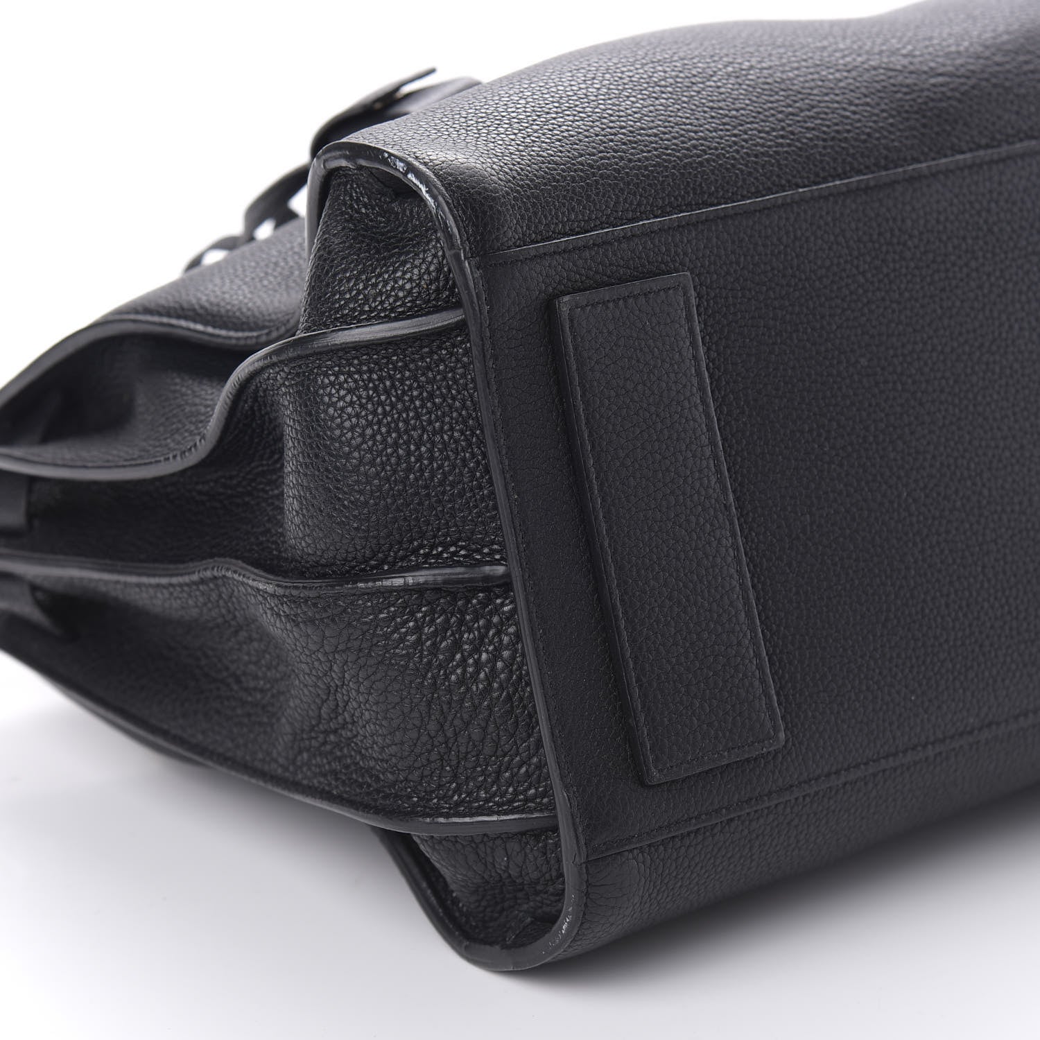 Saint Laurent Grained Calfskin Medium Souple Sac De Jour Black 7 of 13