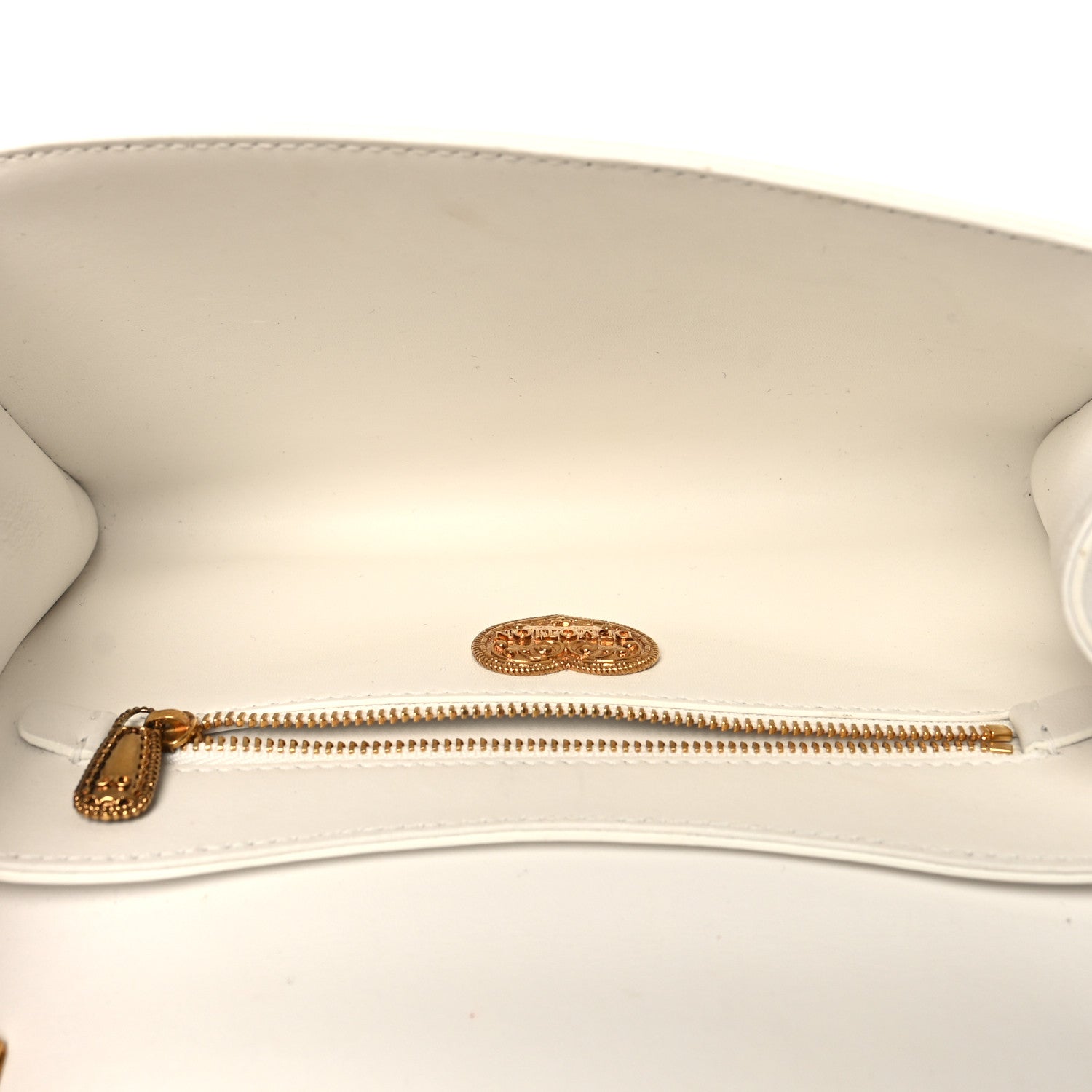 Dolce & Gabbana DOLCE & GABBANA Calfskin Medium Devotion Crossbody Bag White 4 of 10