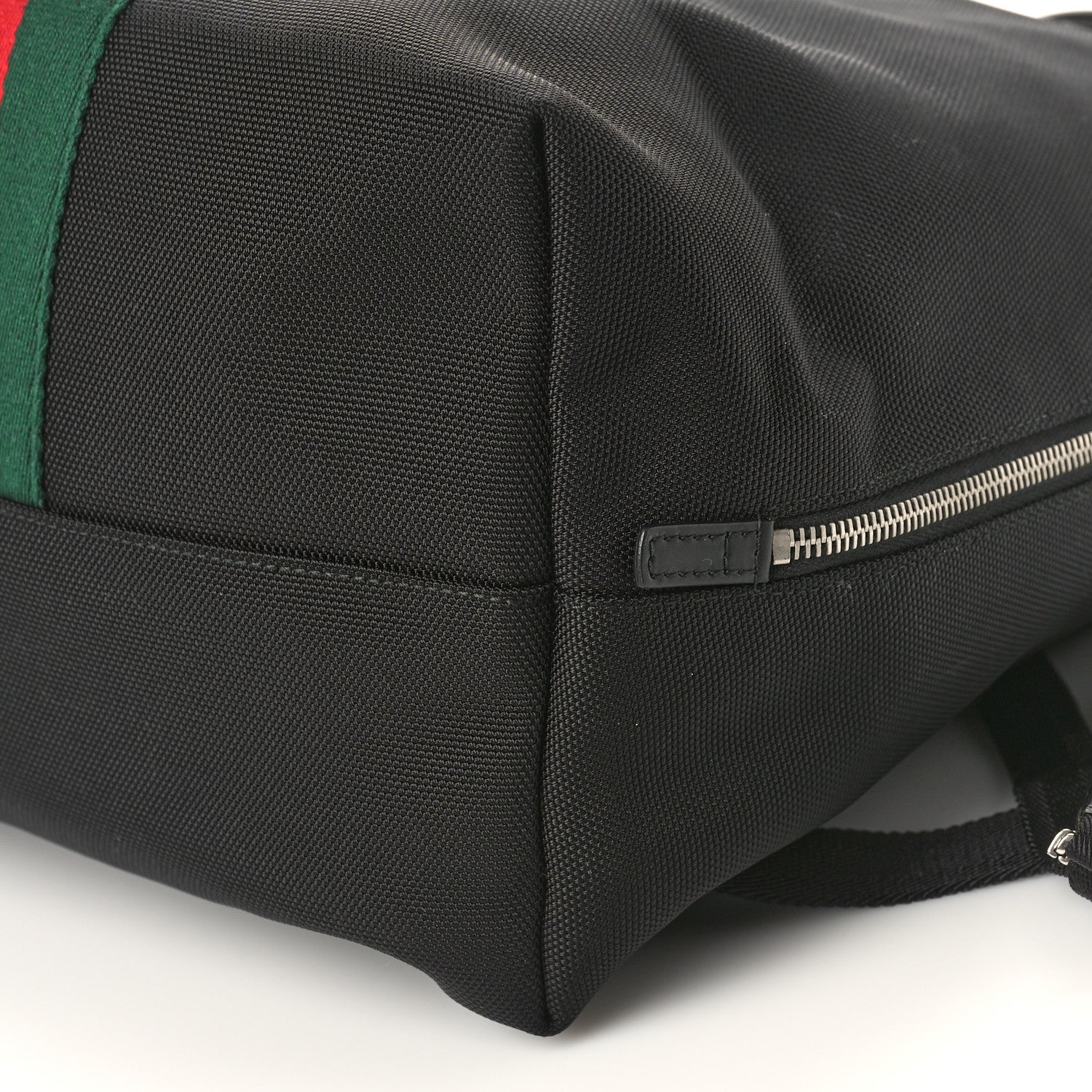 Gucci Techno Canvas Web Single Buckle Backpack Black 9 of 9