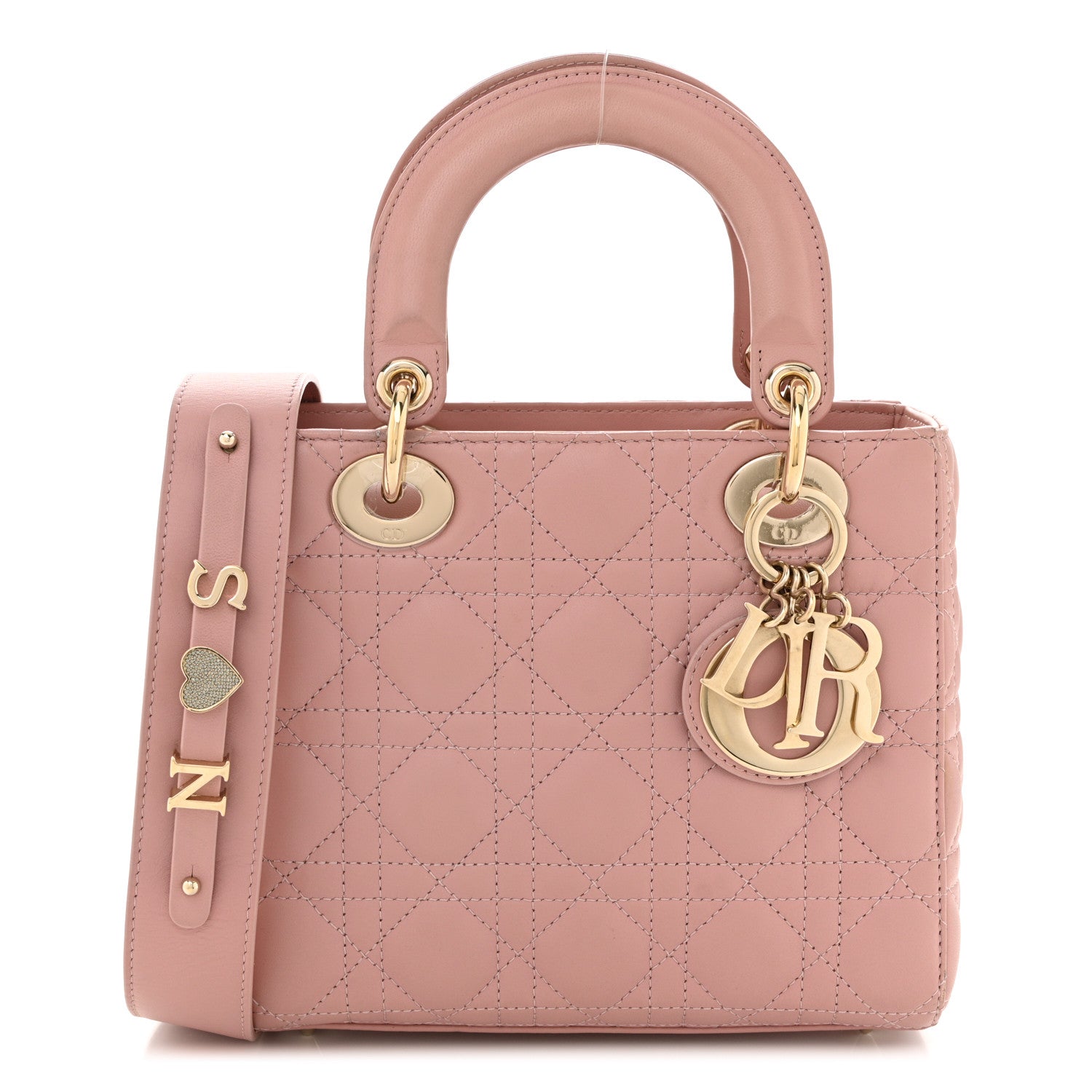 Christian Dior Lambskin Cannage Small My ABCDior Lady Dior Fard 1 of 12