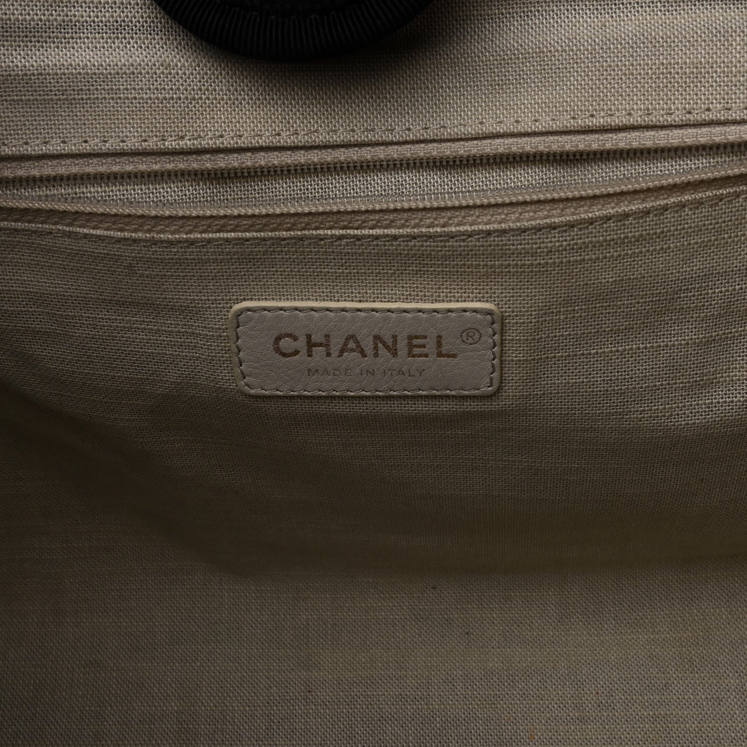 Chanel Mixed Fibers Small Deauville Tote Black 7 of 12