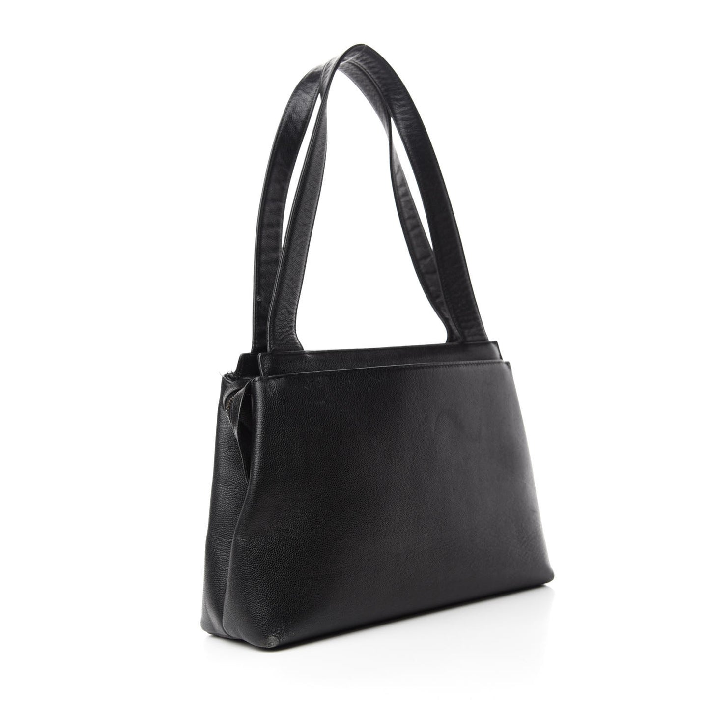 Caviar Small Shopping Tote Black