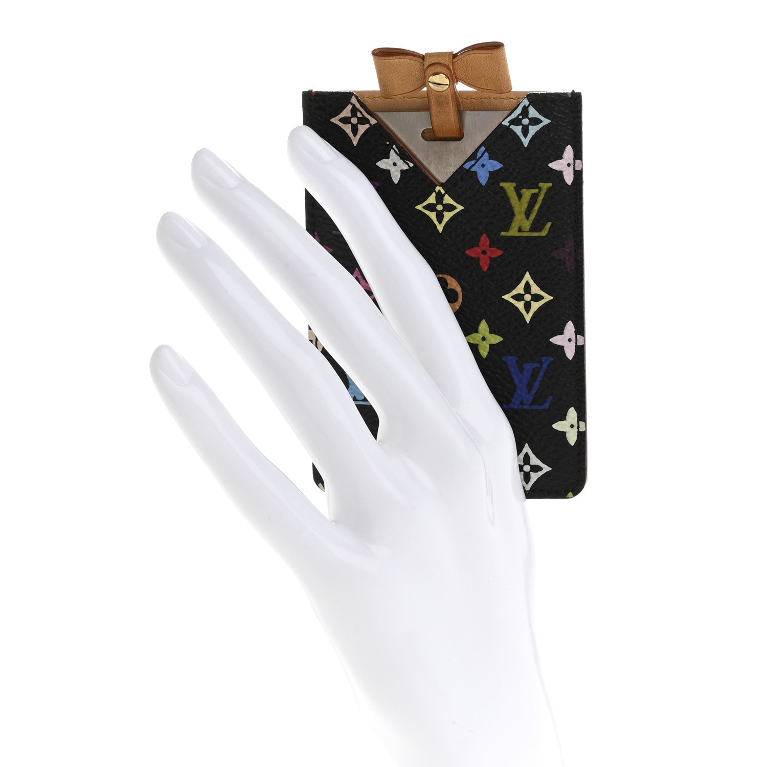 Louis Vuitton Monogram Multicolor Mirror and Case Pouch Black 2 of 11