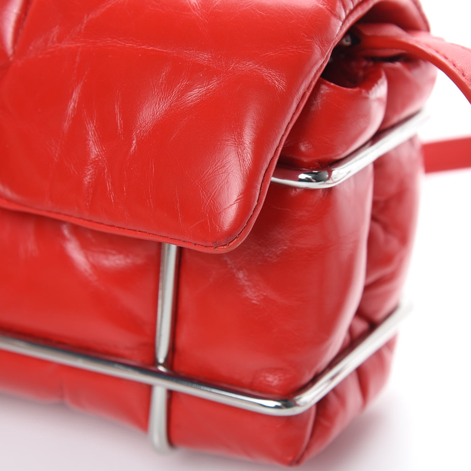 Alexander Wang Calfskin Quilted Halo Xbody Bag Red 15 of 18