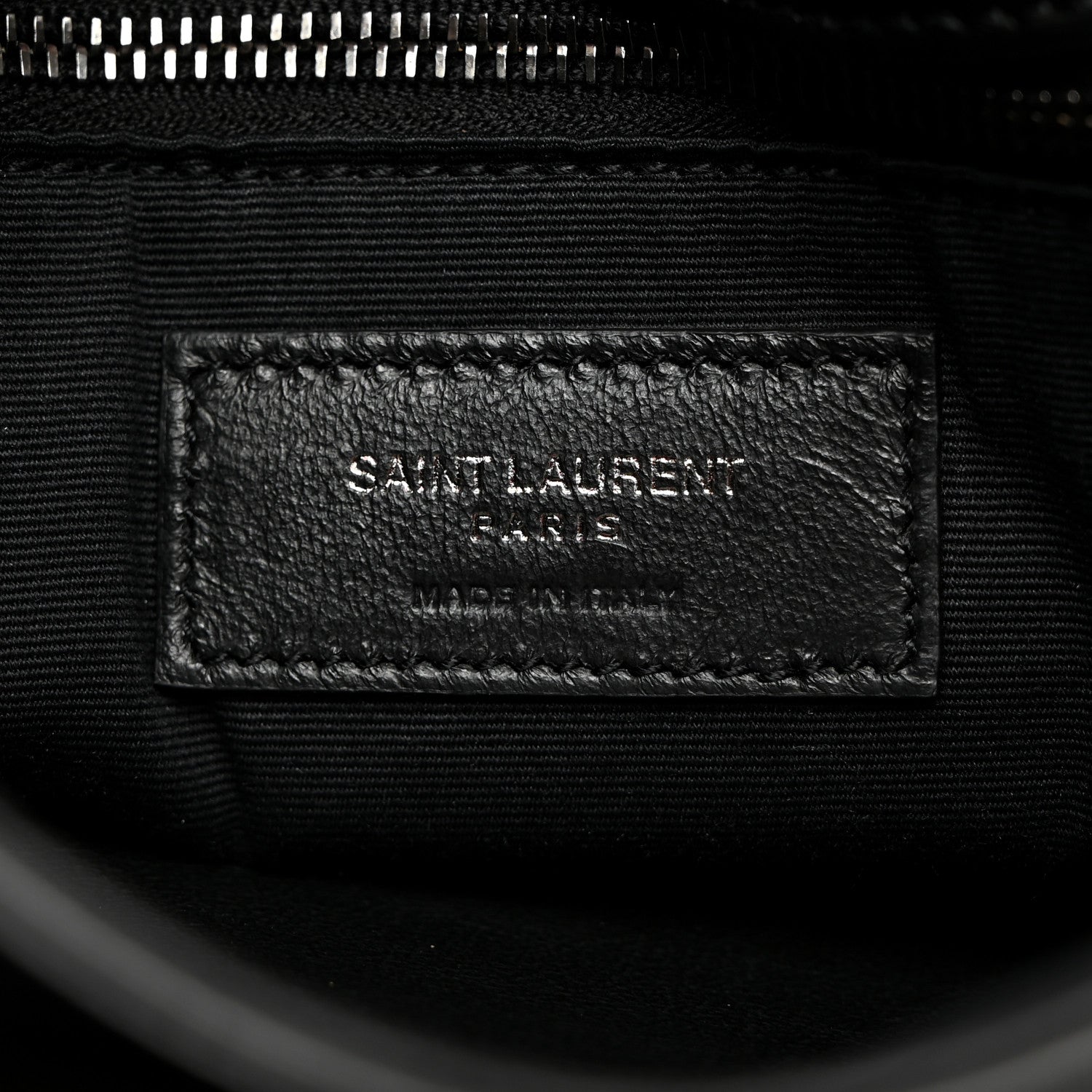 Saint Laurent Crinkled Calfskin Matelasse Monogram Medium Niki Chain Satchel Black 6 of 10