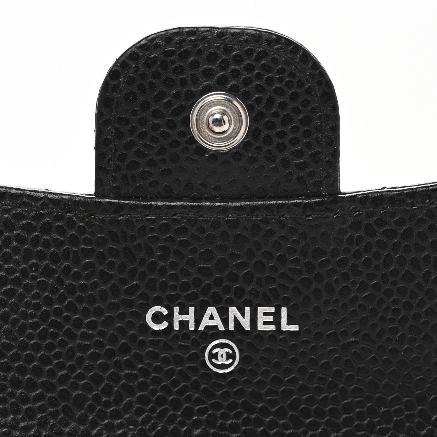 Chanel Caviar Quilted Flap Card Holder Wallet Black 6 of 11