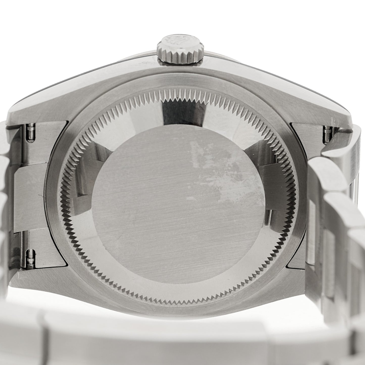 Stainless Steel 18K White Gold 36mm Oyster Perpetual Datejust Watch Bright Black 126234