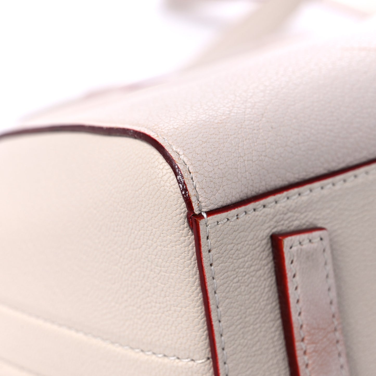 Sugar Goatskin Mini Antigona White