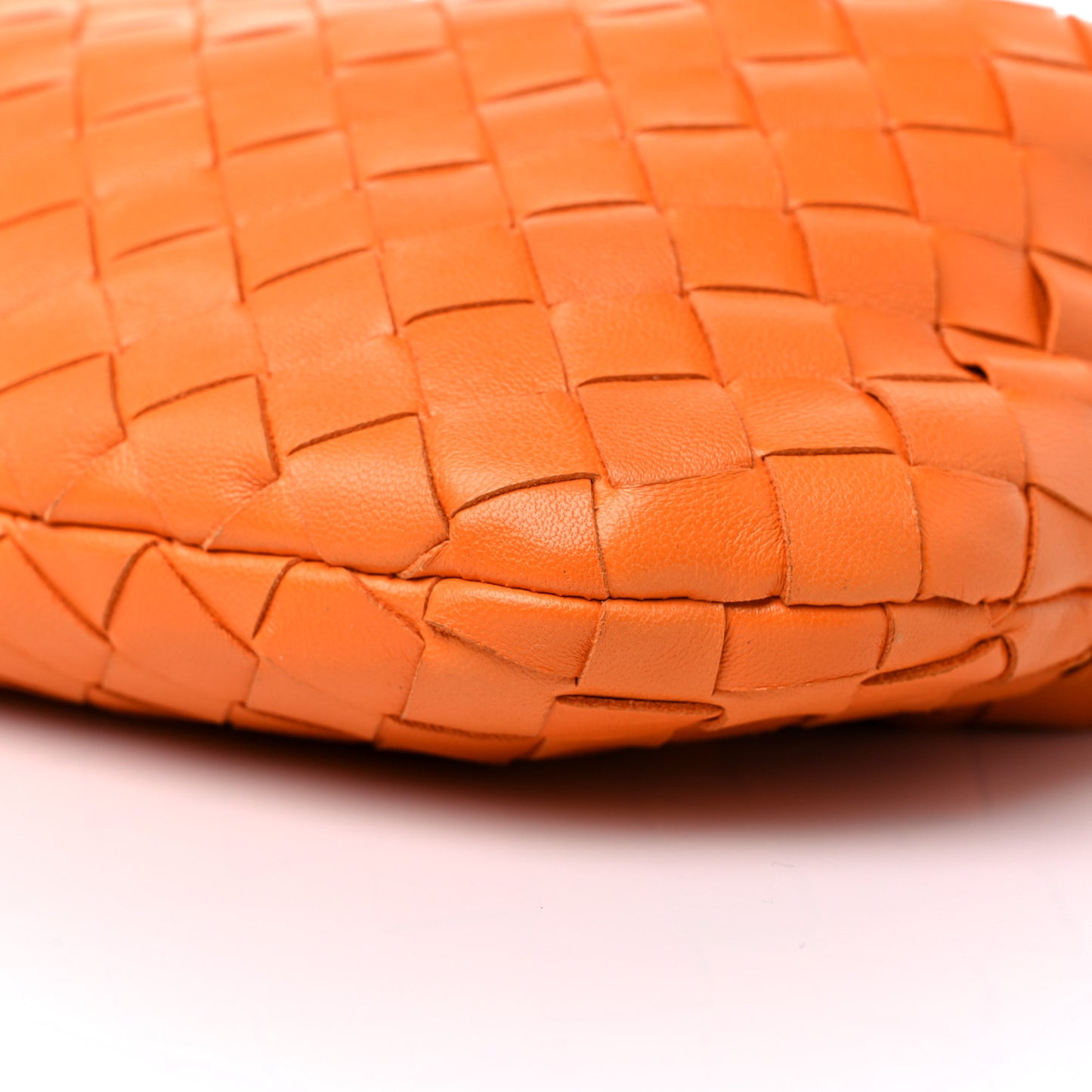 Nappa Intrecciato Mini Jodie Tangerine