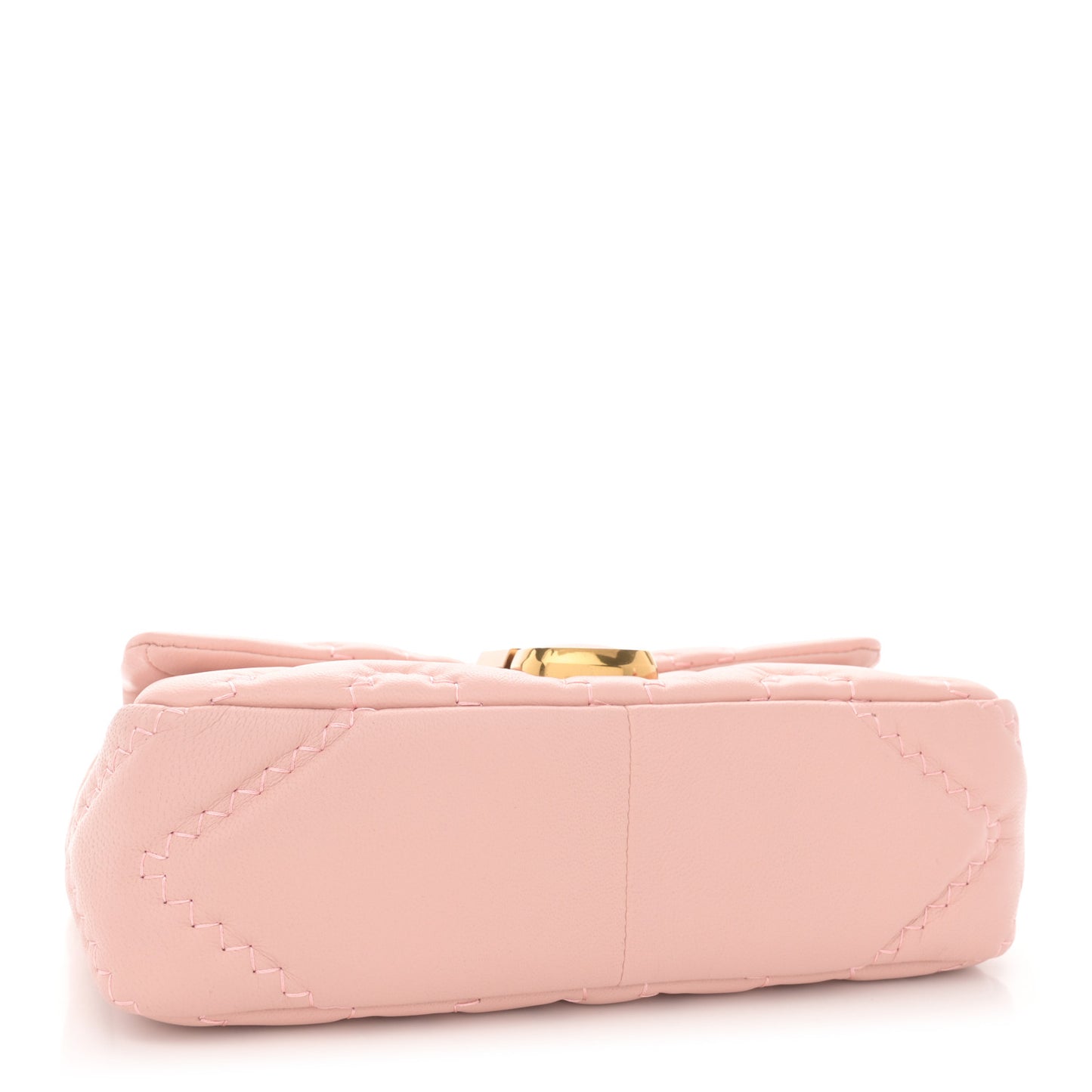 Lambskin Quilted J Marc Mini Shoulder Bag Rose