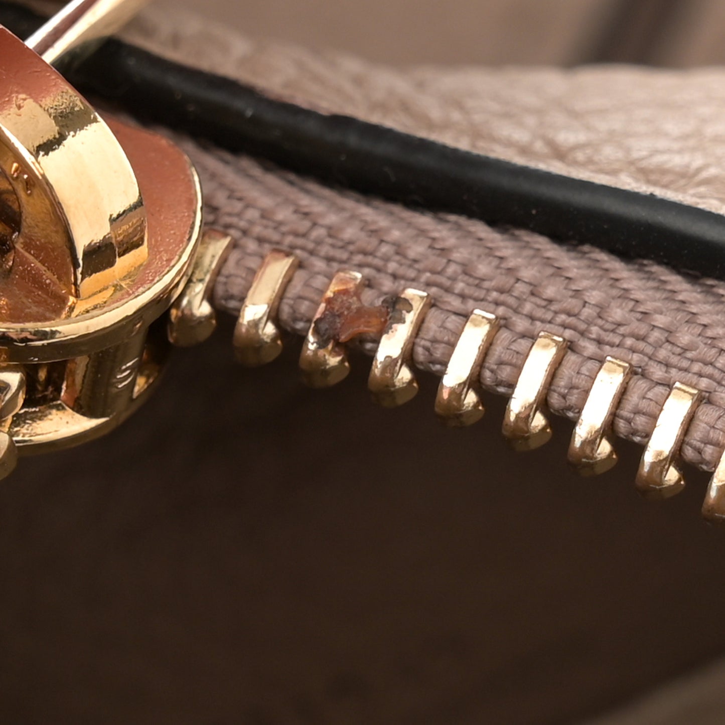 Grained Calfskin Small Puzzle Bag Sand Mink