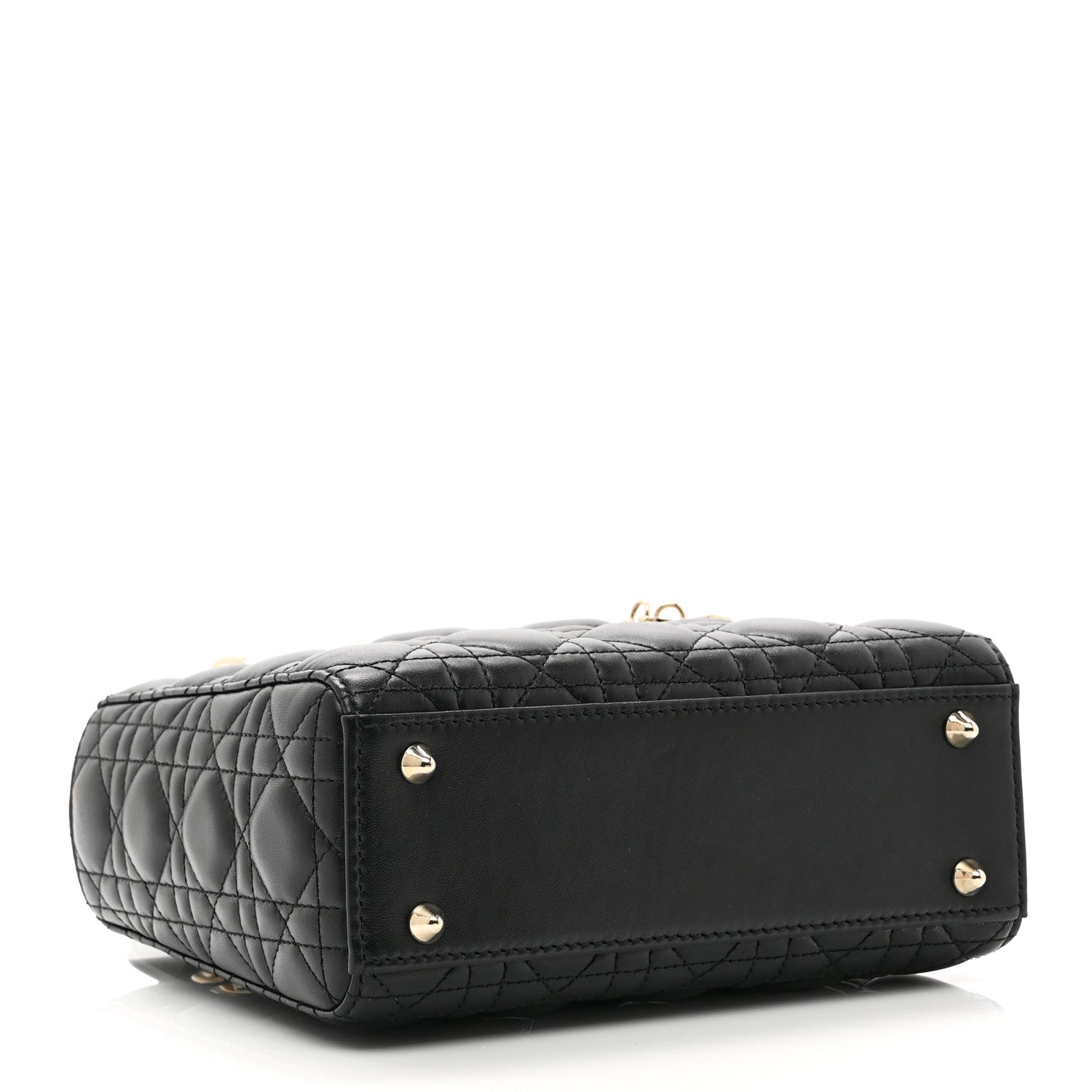 Christian Dior Lambskin Cannage Small My ABCDior Lady Dior Black 4 of 10