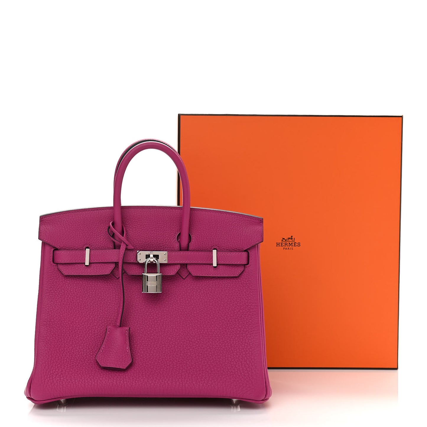 Togo Birkin 25 Rose Pourpre