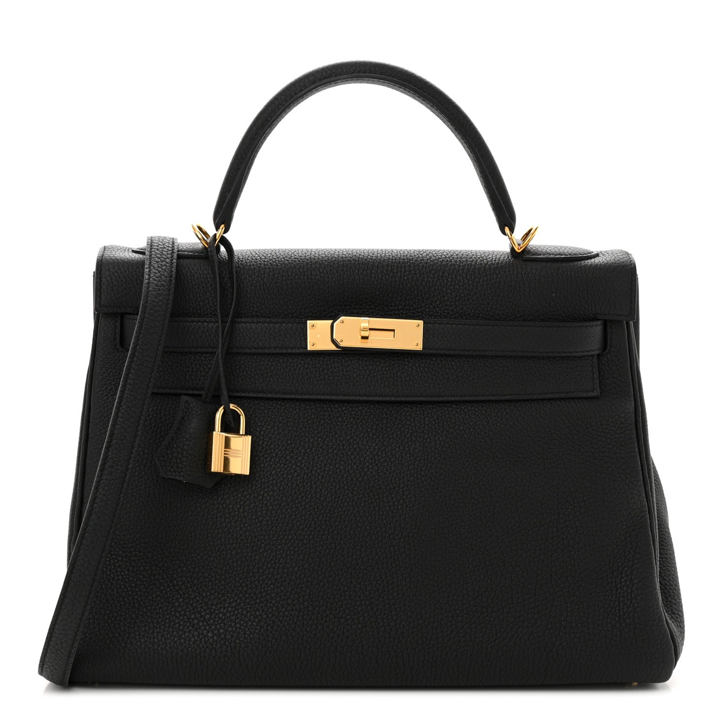 Hermes Togo Kelly Retourne 32 Black 1 of 14