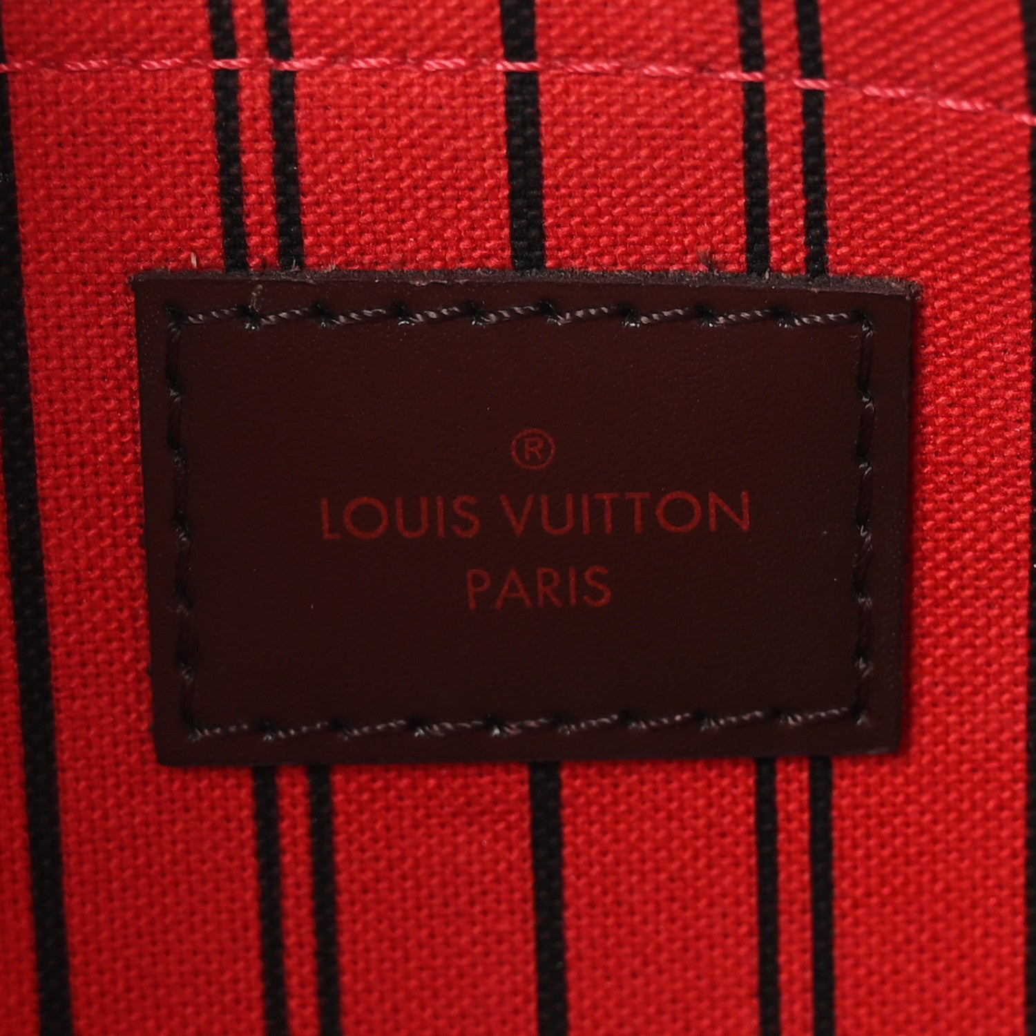 Louis Vuitton Damier Ebene Neverfull MM GM Pochette 6 of 8