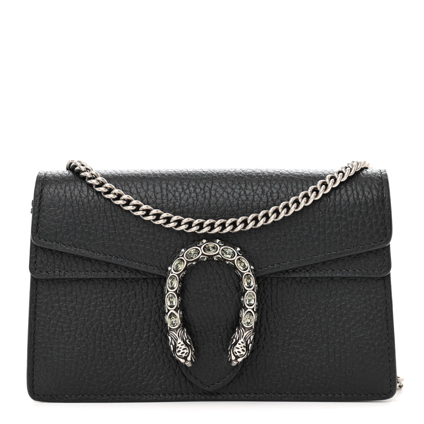 Calfskin Super Mini Dionysus Shoulder Bag Black
