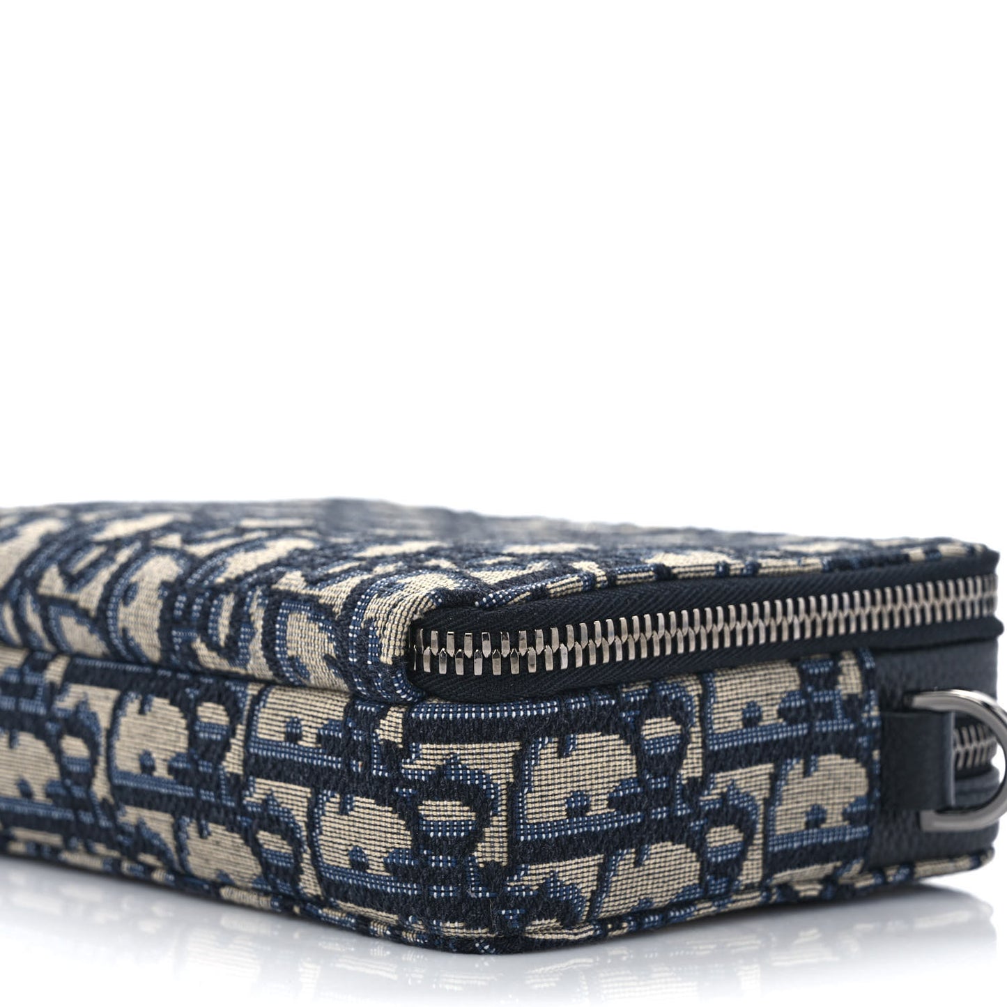 Oblique Pouch Beige Black
