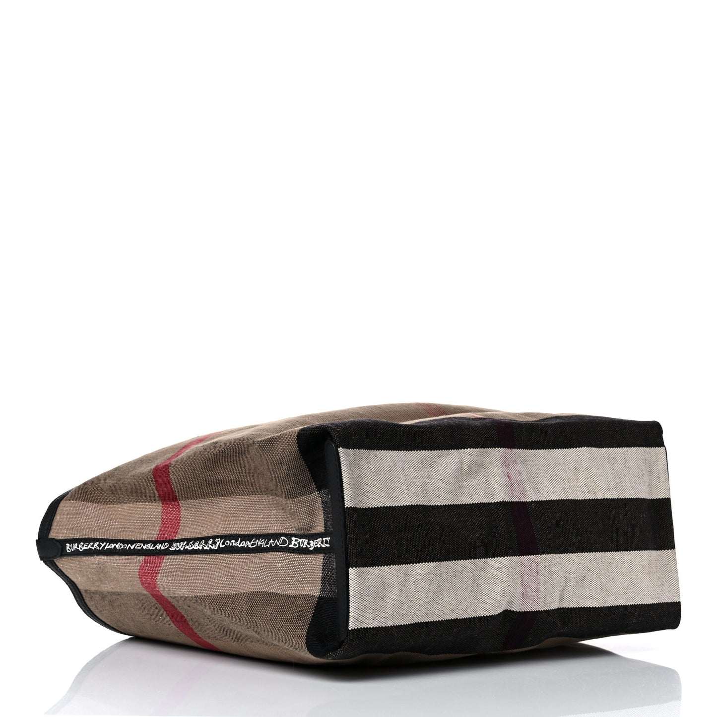 Coated Canvas Medium Reversible Doodle Tote Black