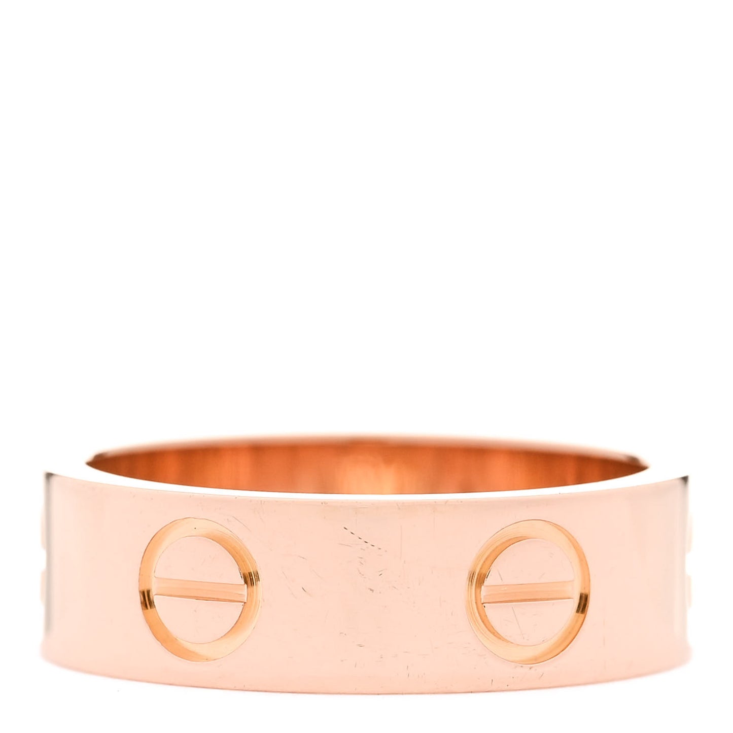 18K Pink Gold 5.5mm LOVE Ring 50 5.25