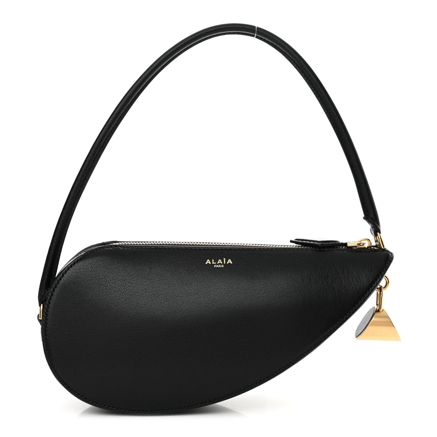 Goatskin Le Demi Coeur Bag Black