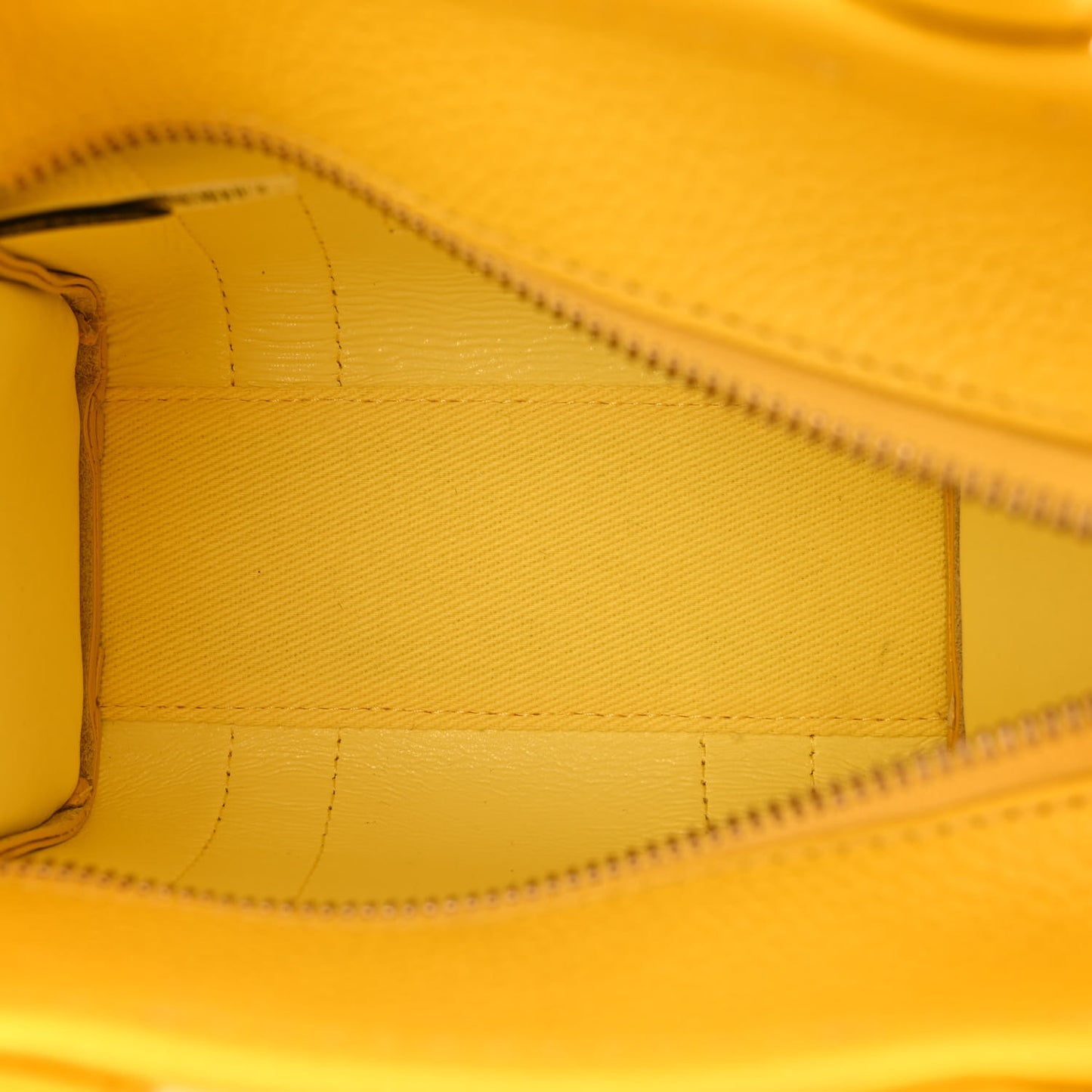 Grained Calfskin Mini The Tote Bag Yellow