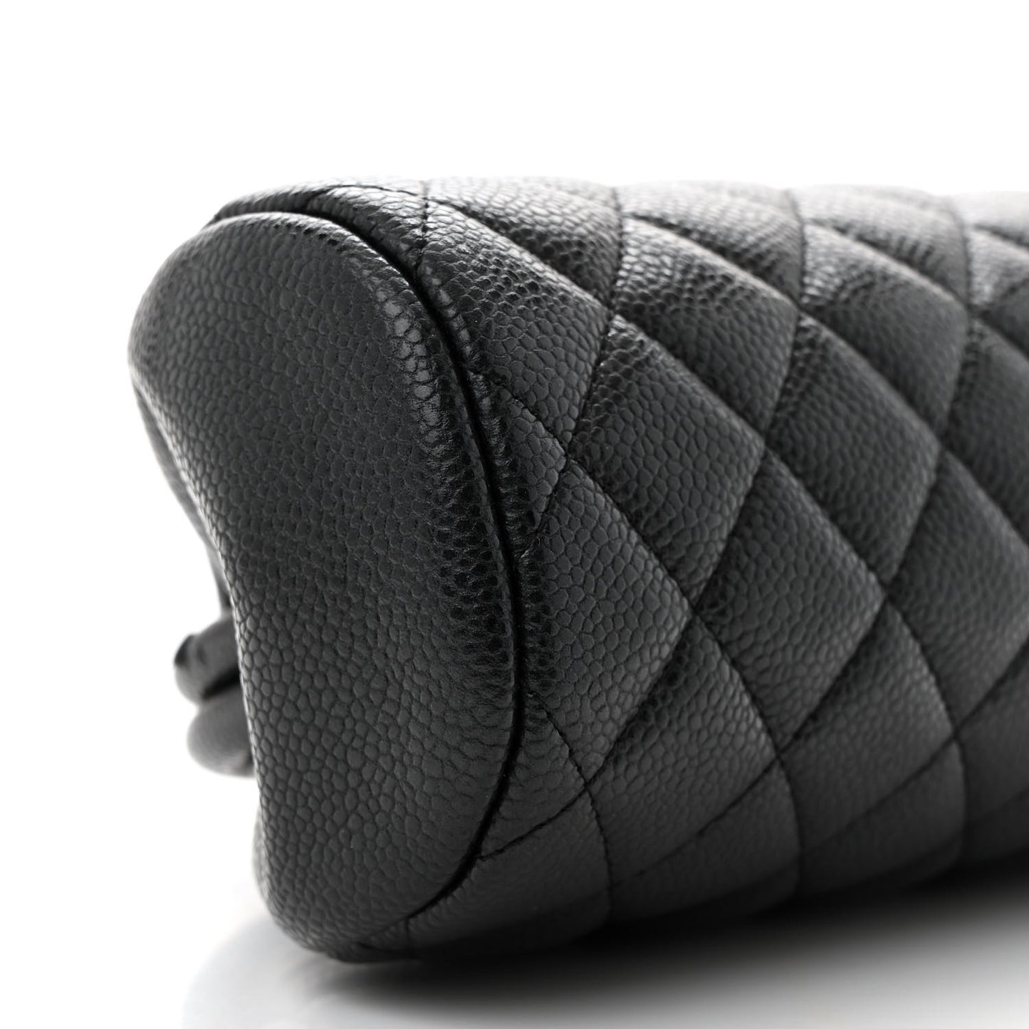 Caviar Quilted Timeless Clutch Black