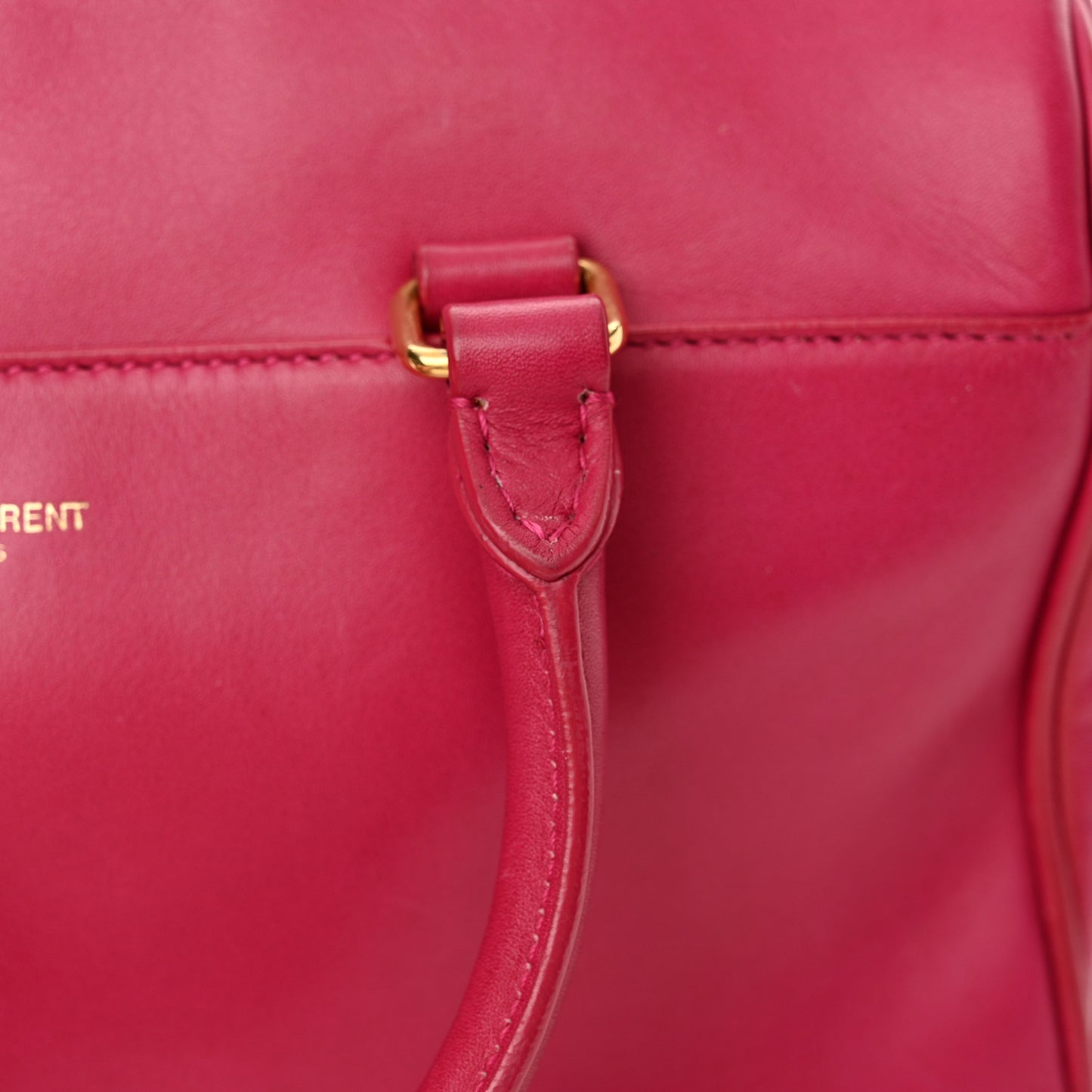 Calfskin Classic Baby Duffle Fuchsia
