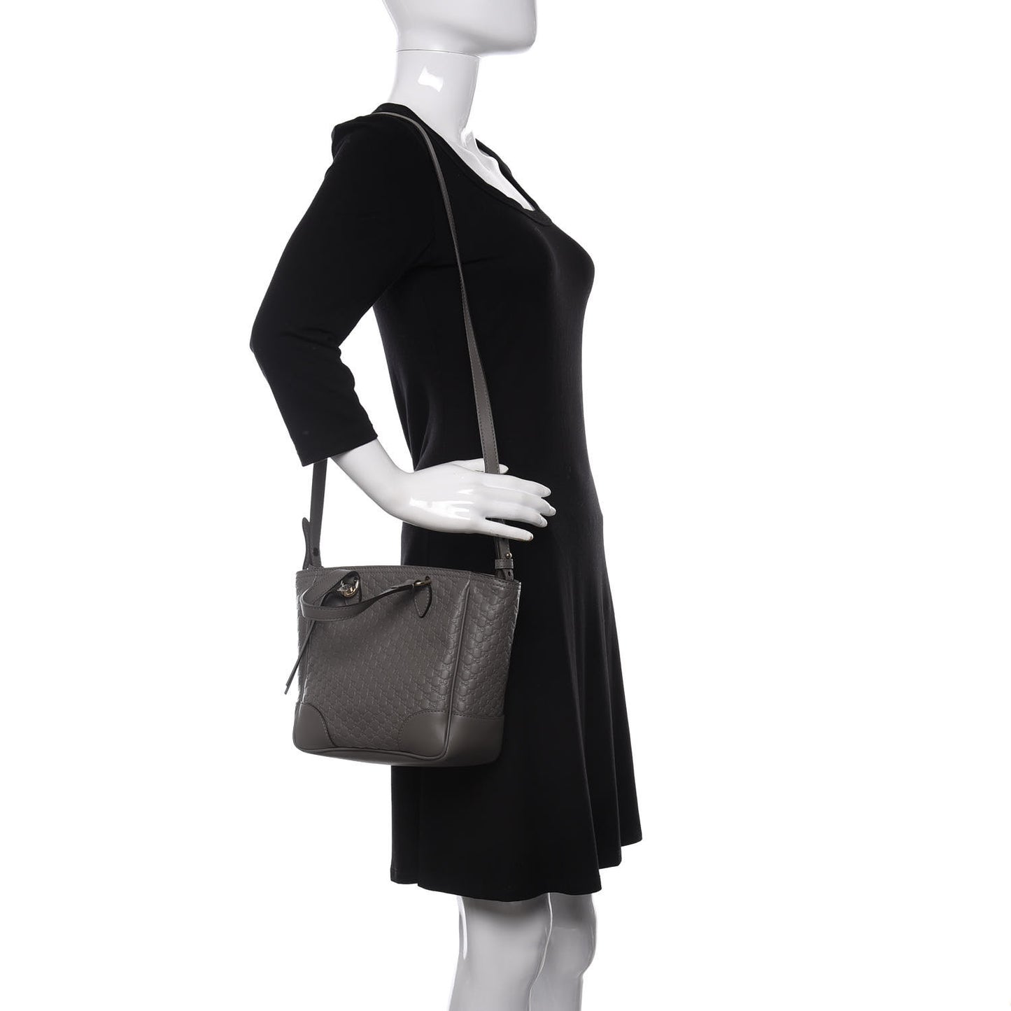 Microguccissima Small Bree Tote Graphite