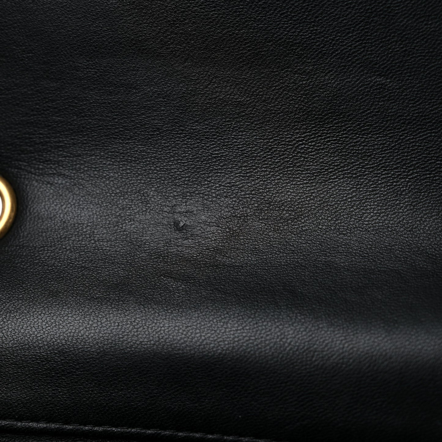 Lambskin Quilted Crystal CC Mini Flap Black