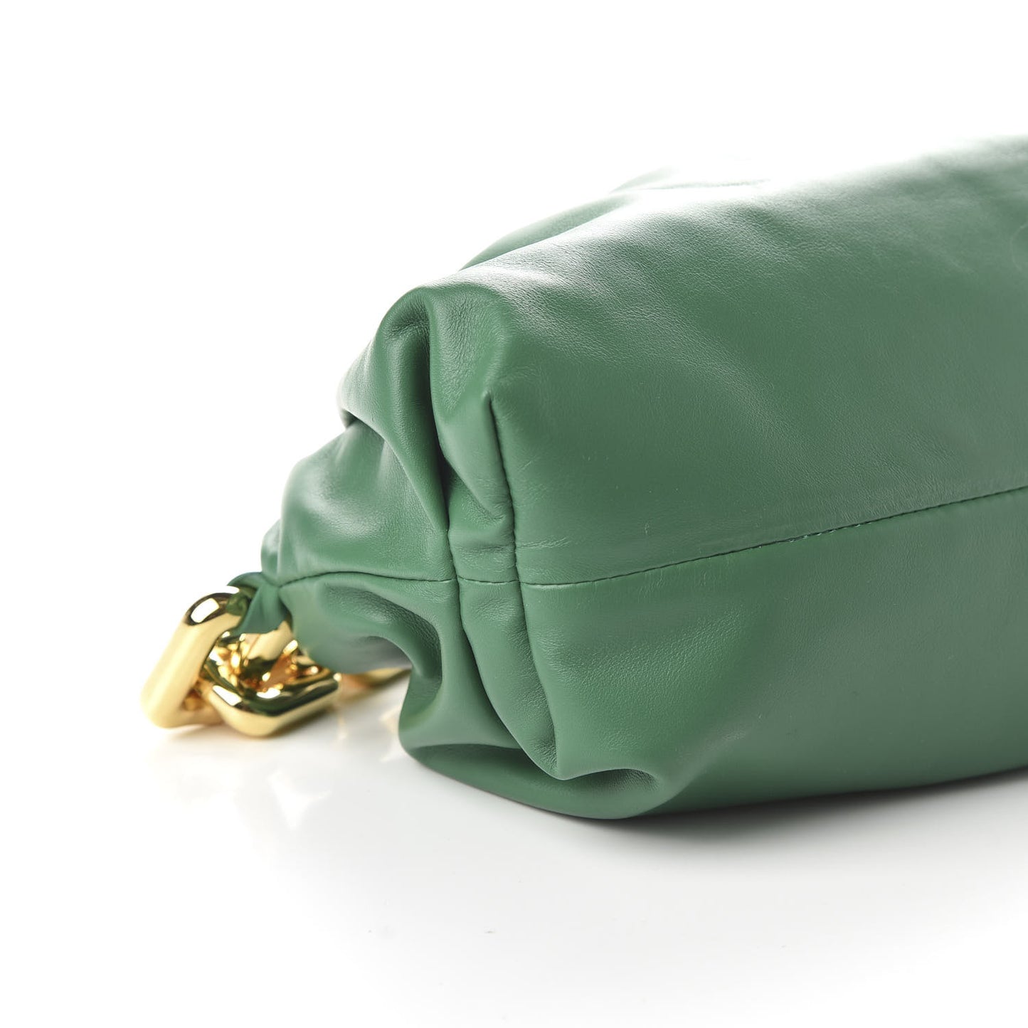 Calfskin The Pouch Chain Racing Green
