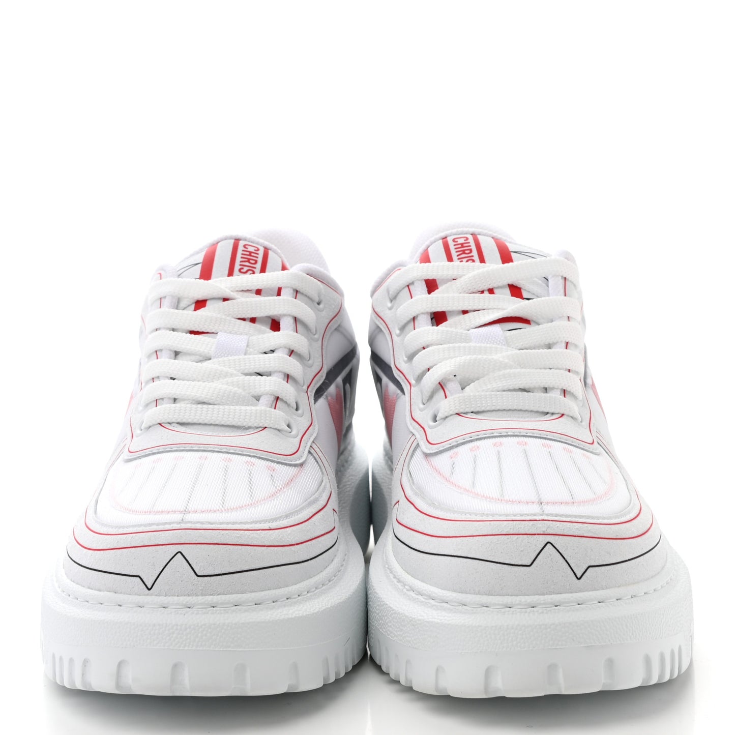 Nylon Mesh Dior Addict D Chess Dioramour Low Top Sneakers 39.5 White Multicolor