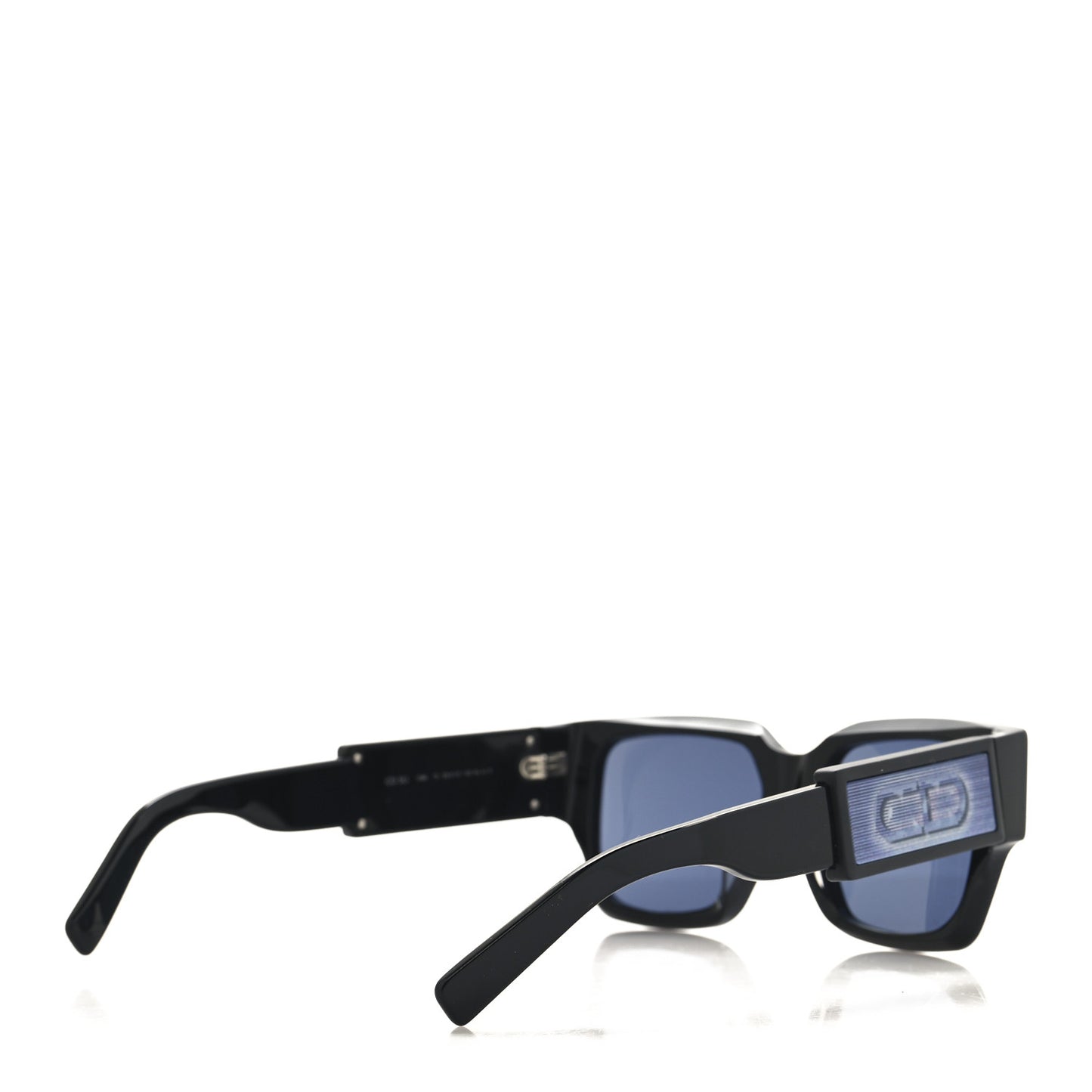 Acetate CD SU Holographic Sunglasses Black