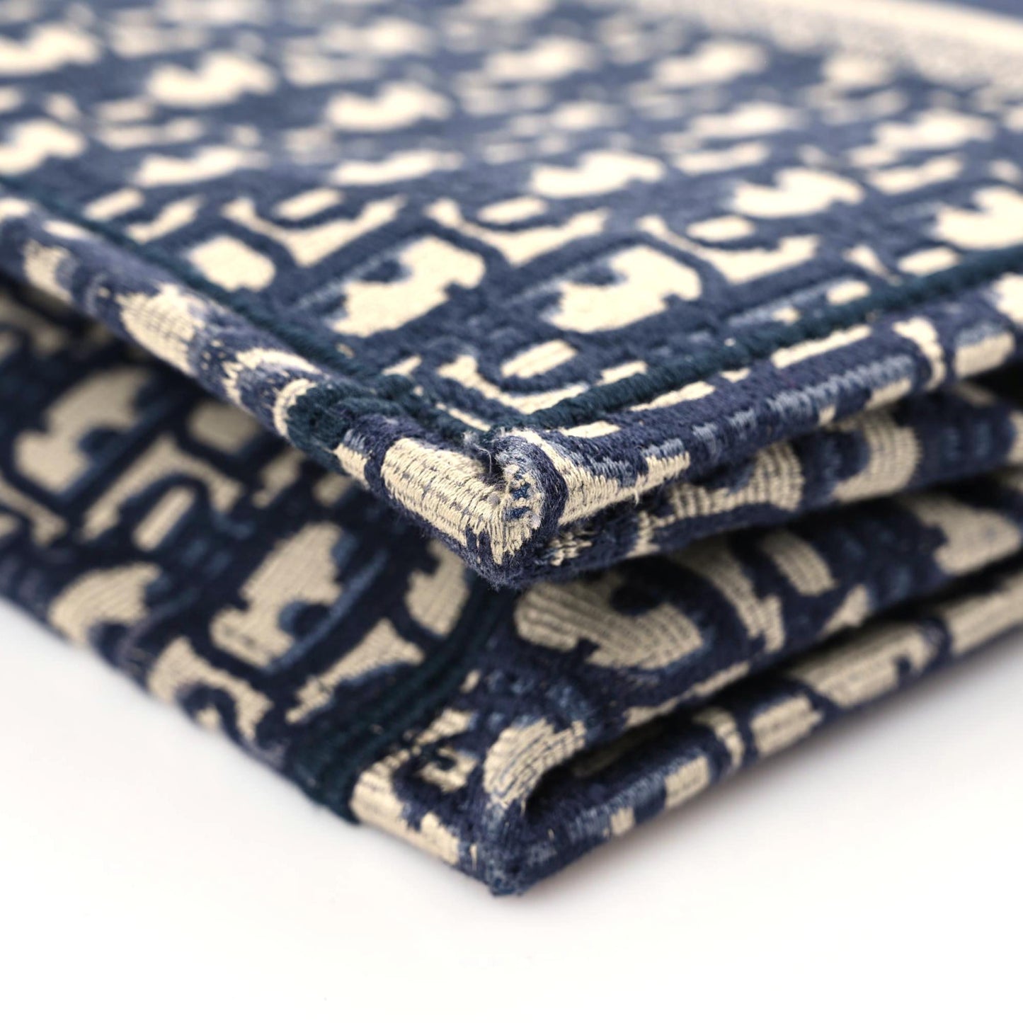 Oblique Book Tote Blue Multicolor