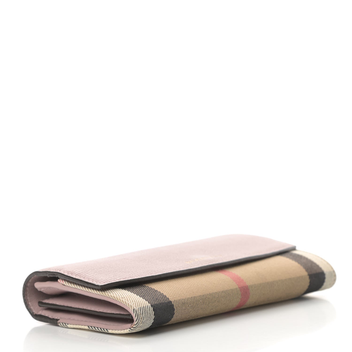 Burberry Calfskin House Check Porter Continental Wallet Pale Orchid 4 of 11